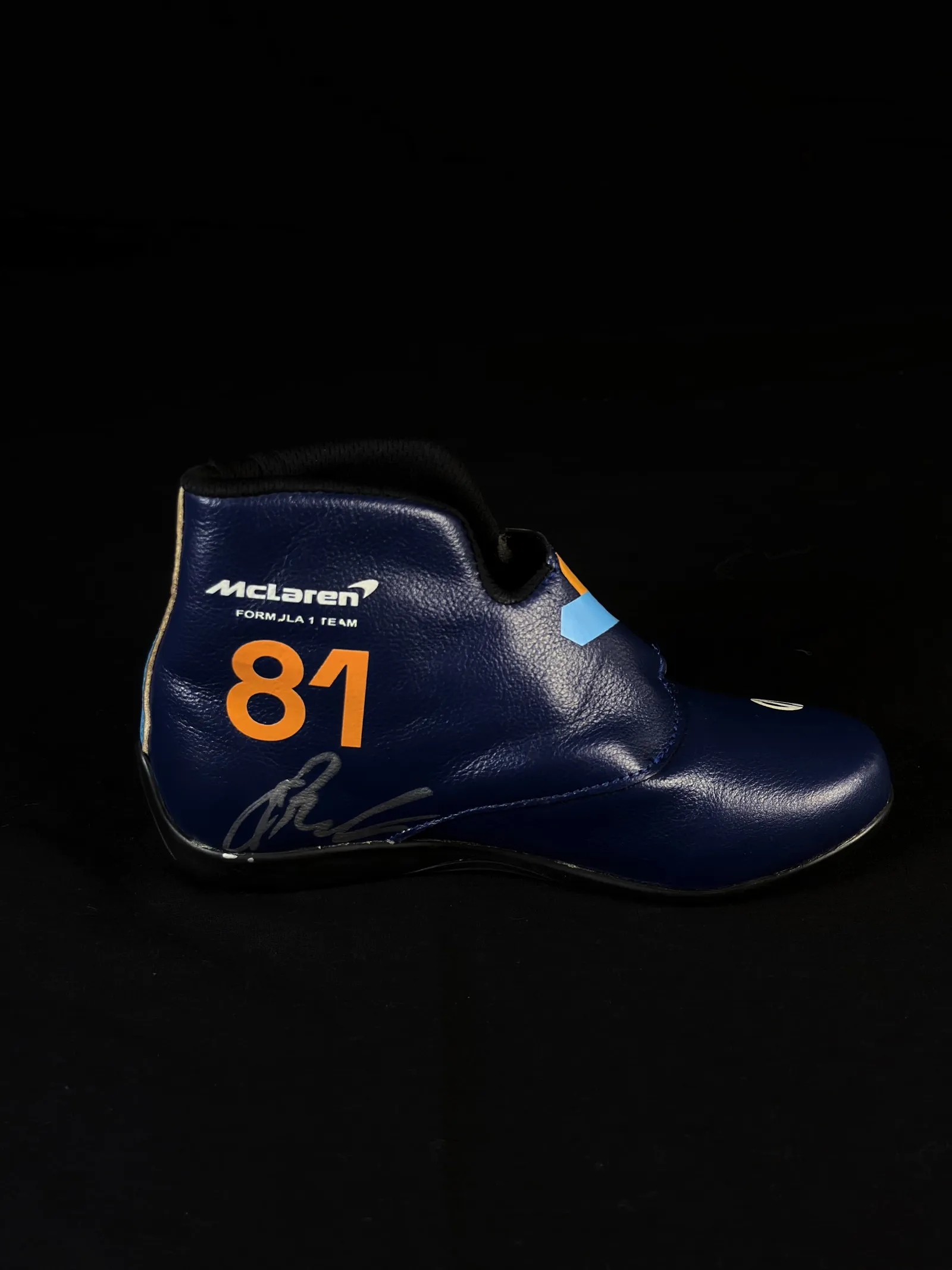 Oscar Piastri autógrafo – bota Fórmula 1 Team, Oscar Piastri