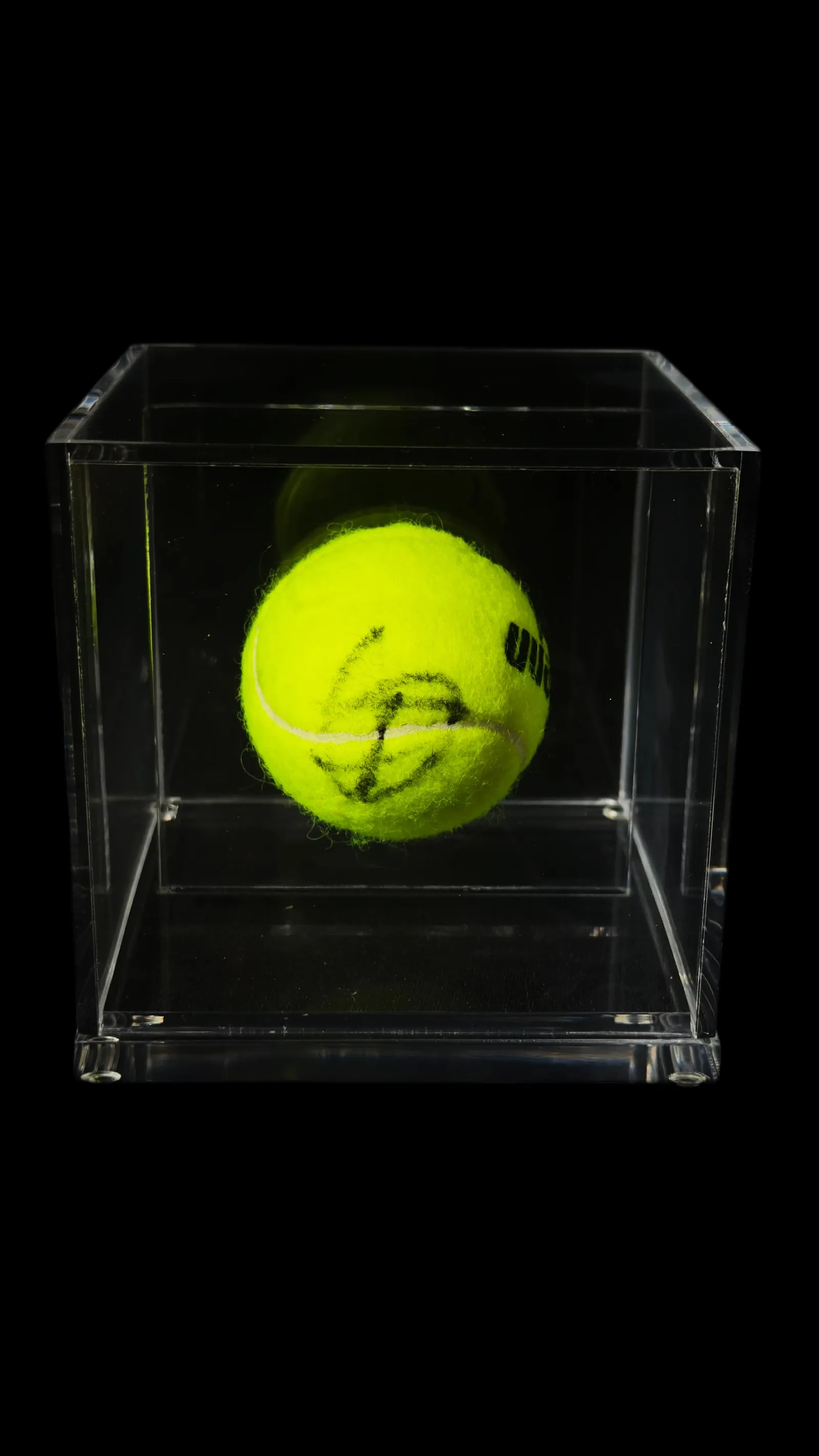 Novak Djokovic autógrafo – bola de tênis, Novak Djokovic