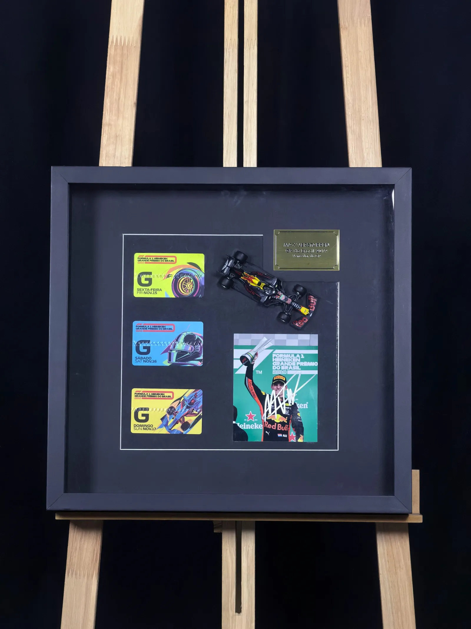 Max Verstappen autógrafo – foto, ingressos e miniatura GP Brasil 2019, Max Verstappen