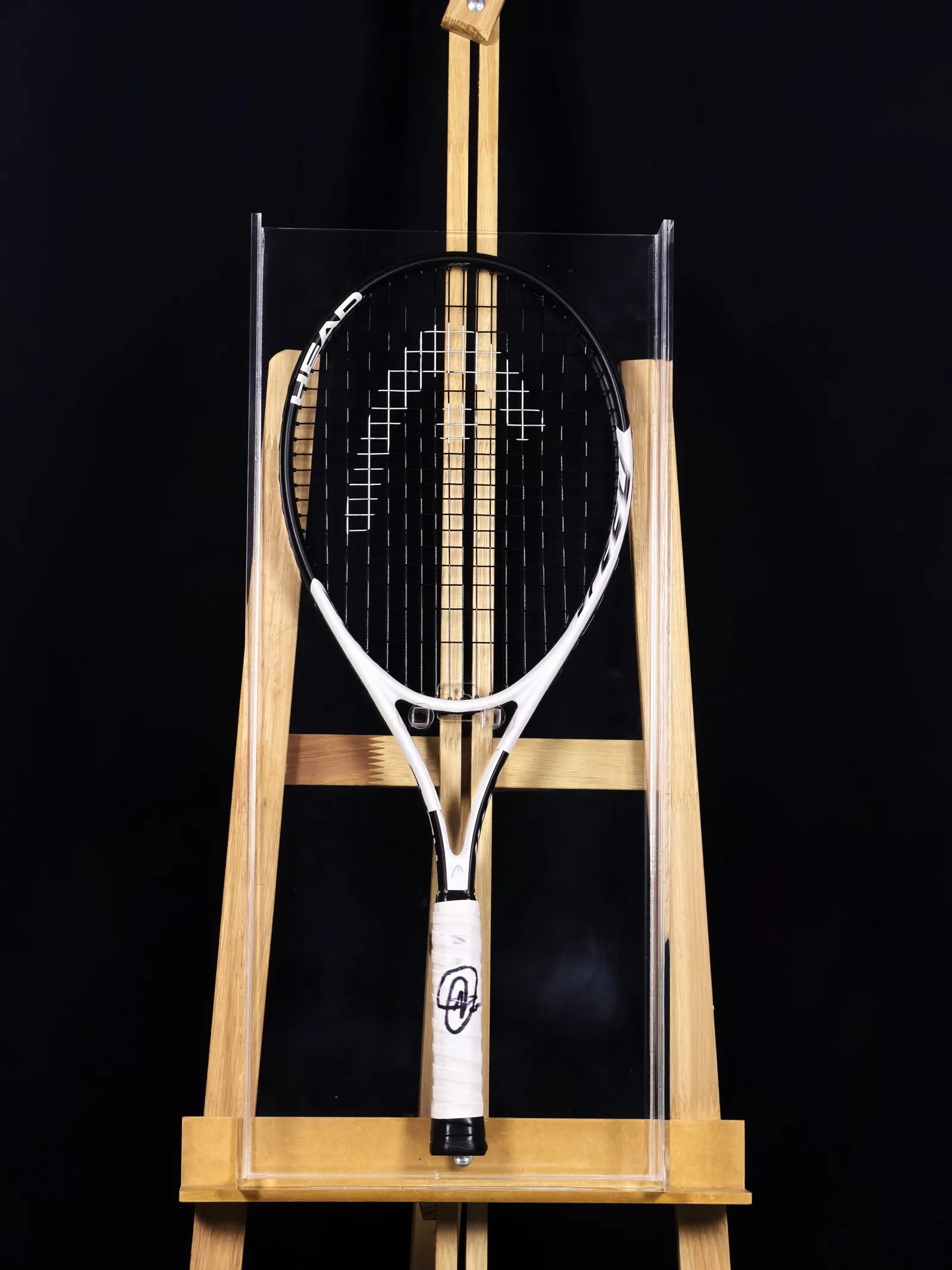 Novak Djokovic autógrafo – raquete de tênis, Novak Djokovic