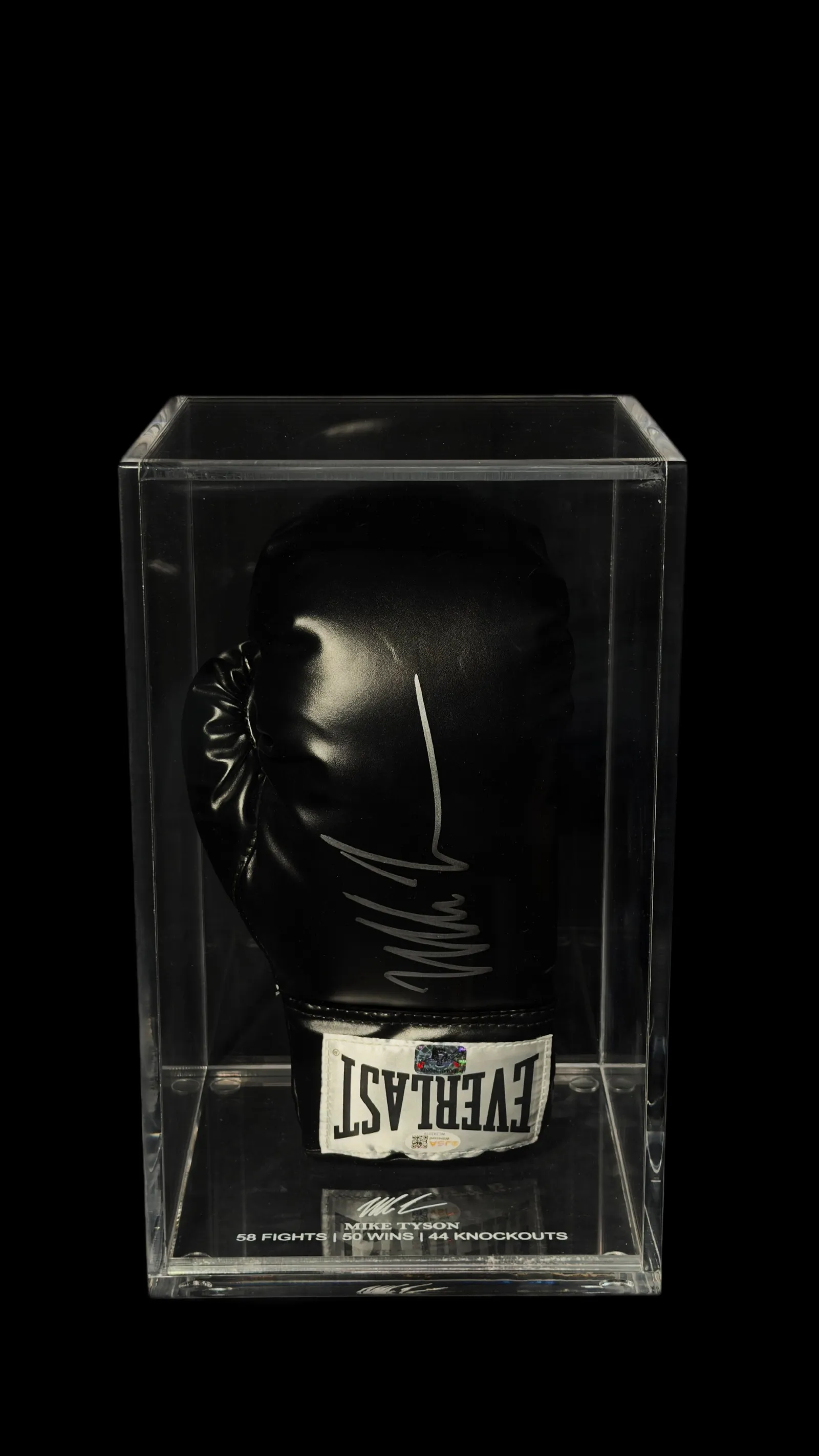Mike Tyson autógrafo – luva Everlast, Mike Tyson