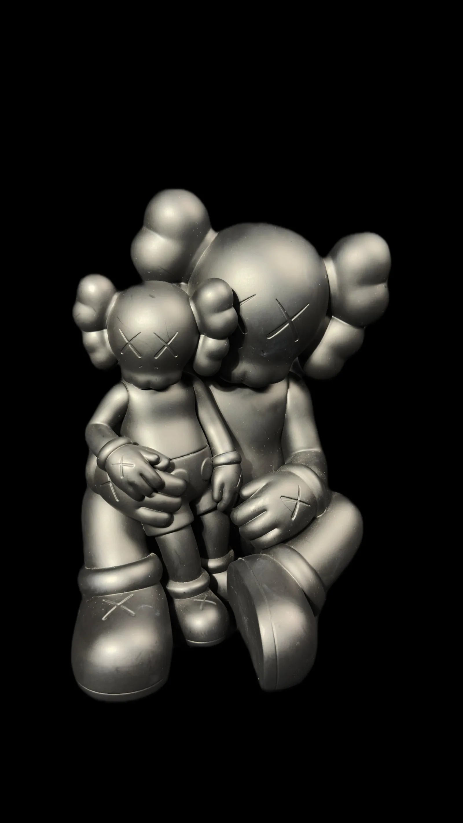 KAWS Holiday Changbai Mountain Black – figura colecionável, KAWS