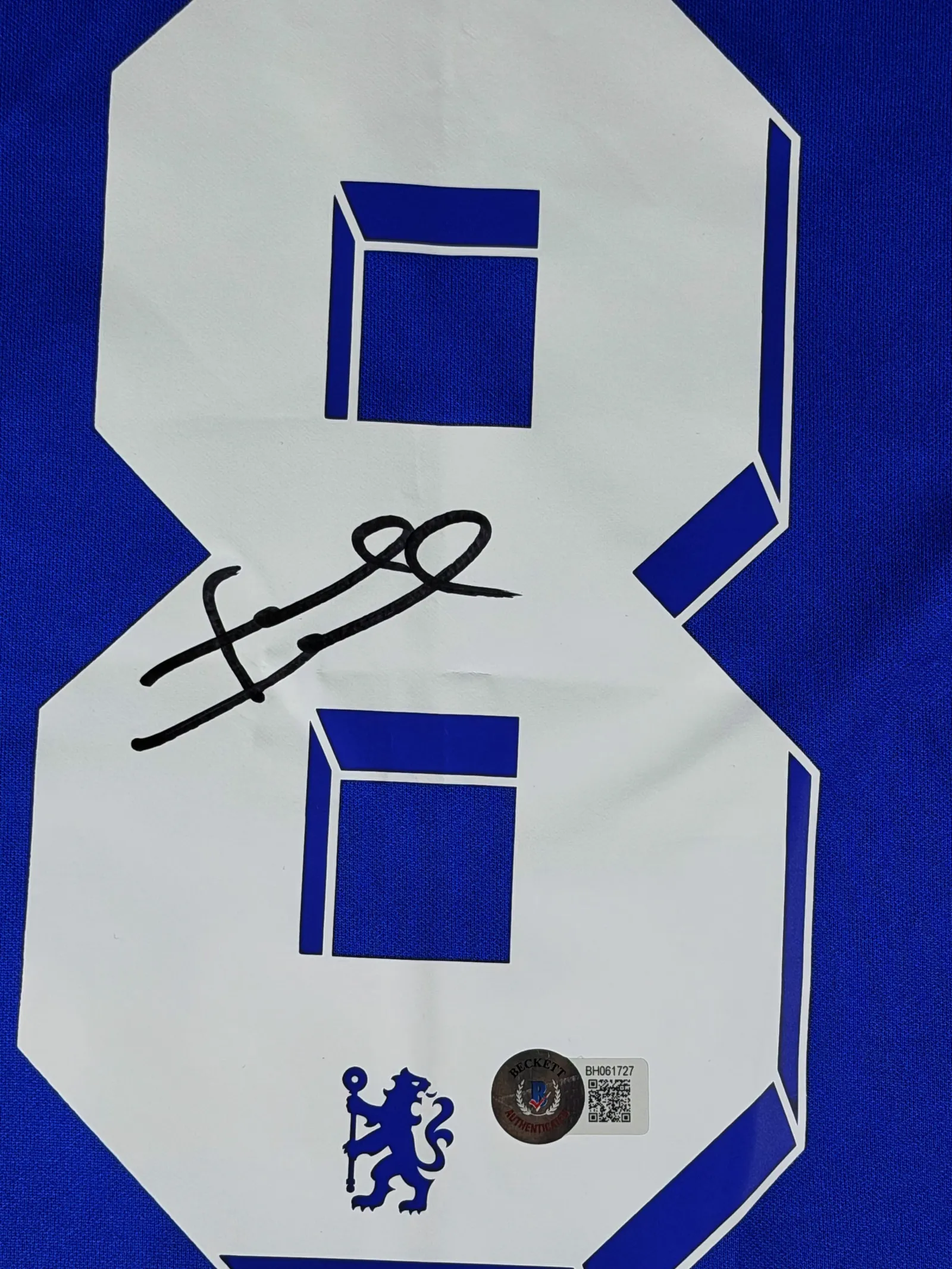 Frank Lampard autógrafo – camisa do Chelsea, Frank Lampard