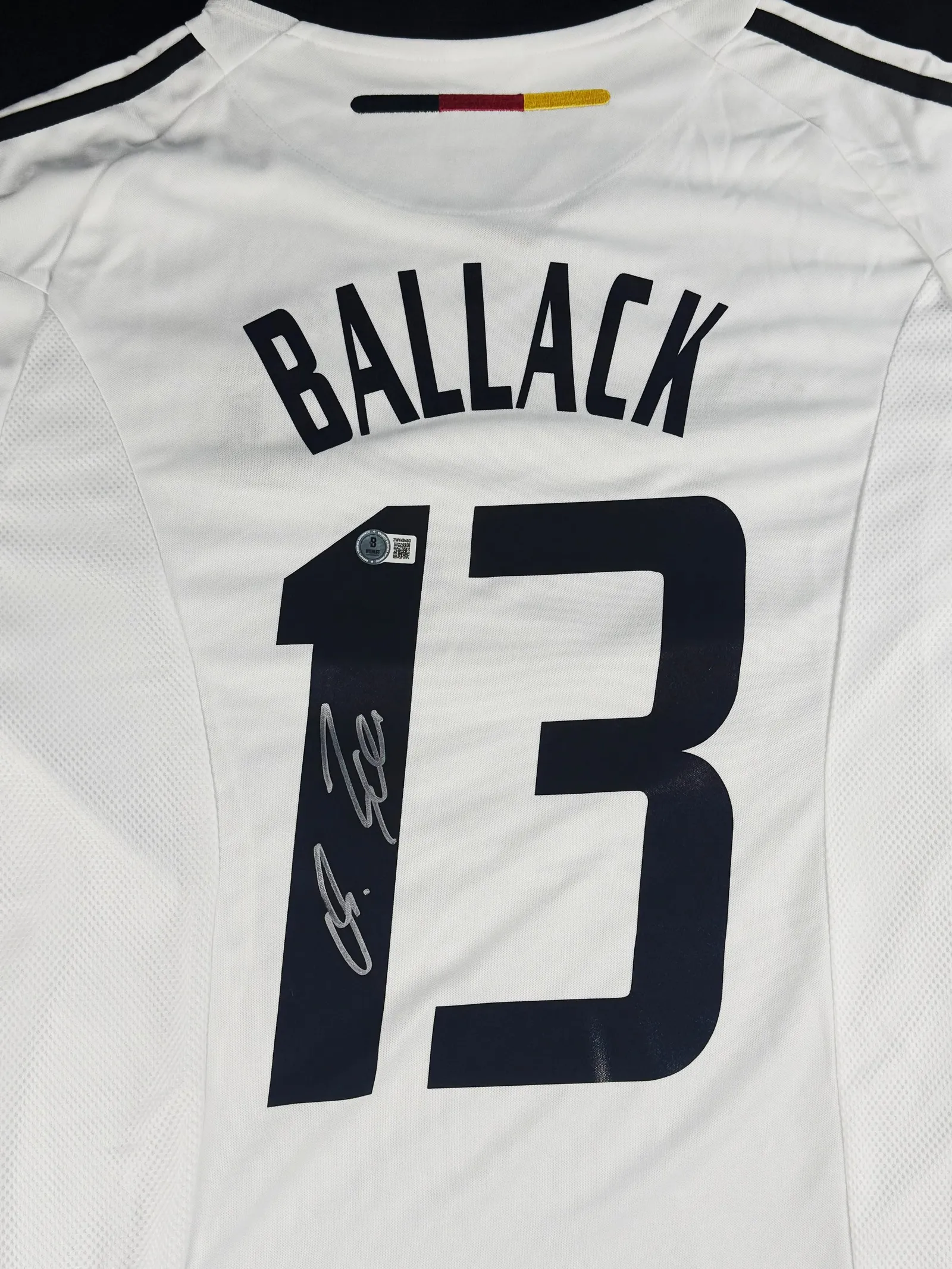 Ballack autógrafo – camisa da Seleção Alemã, Michael Ballack