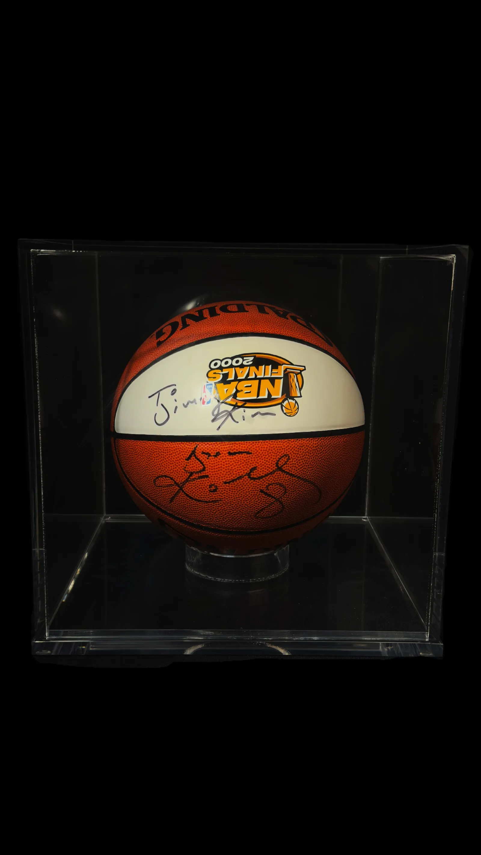 Kobe Bryant autógrafo – bola de basquete NBA Finals 2000, Kobe Bryant