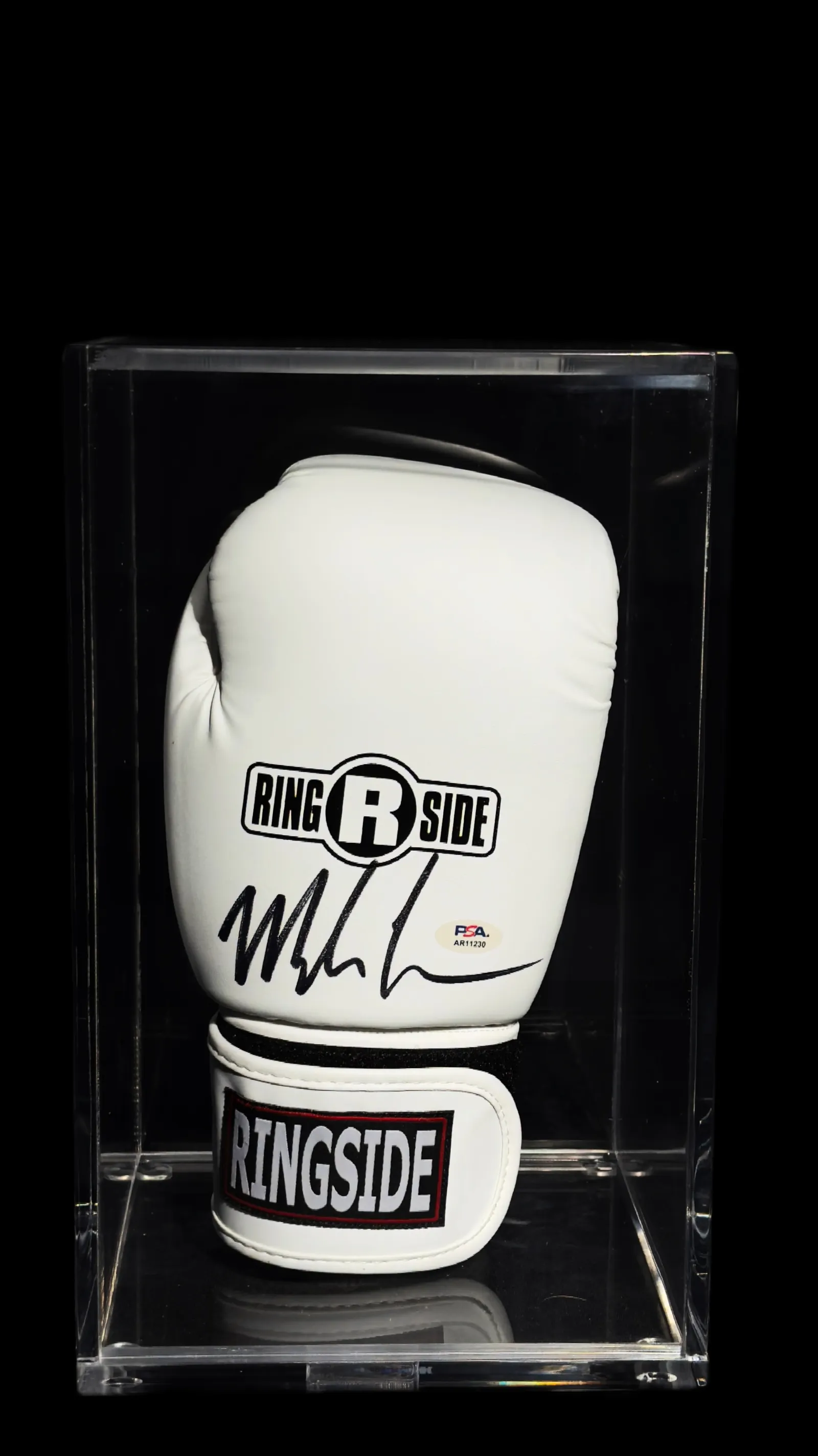 Mike Tyson autógrafo – Luva de boxe Ringside, Mike Tyson