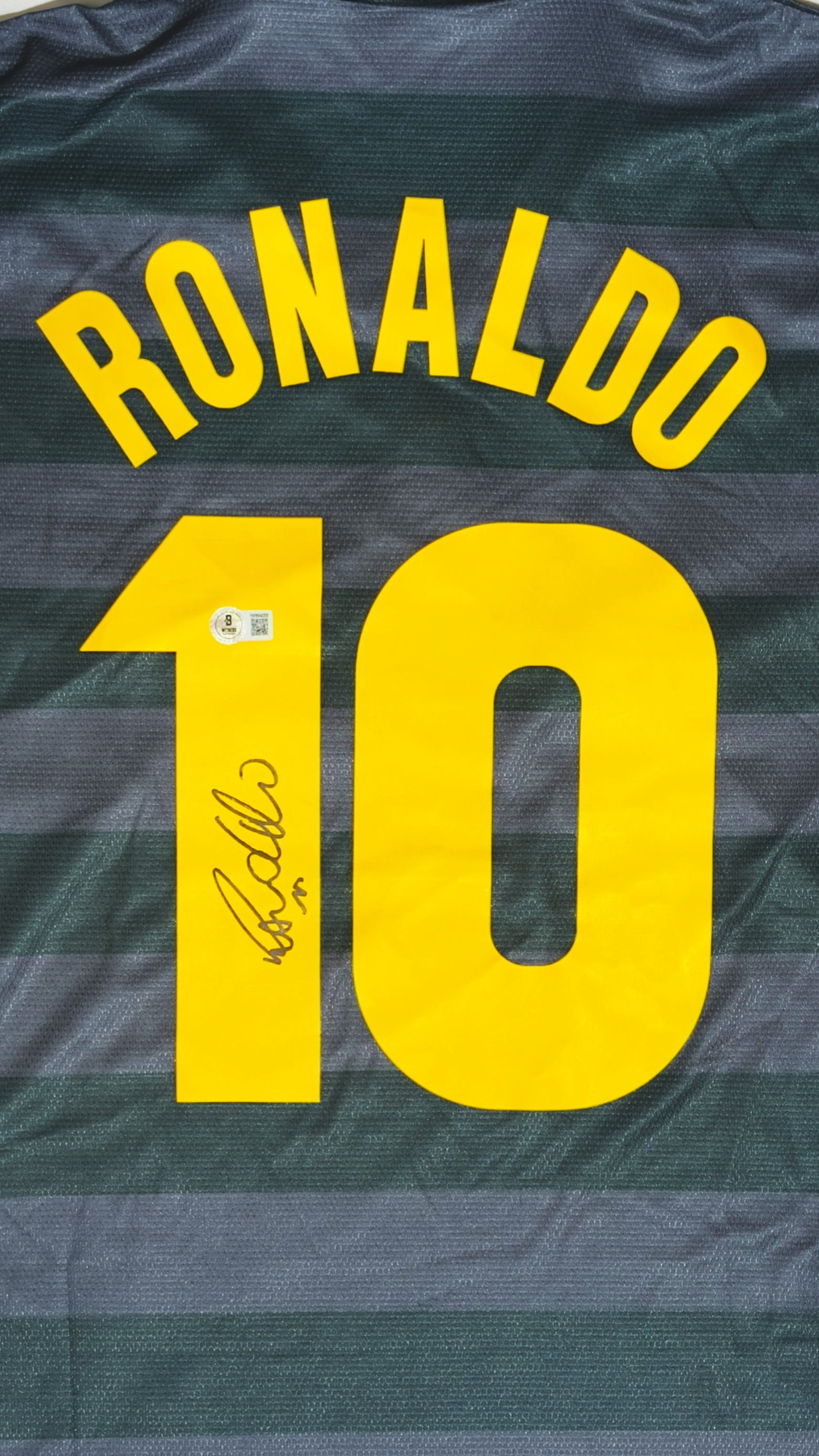 Ronaldo Fenômeno autógrafo – Camisa Inter de Milão, Ronaldo Fenômeno