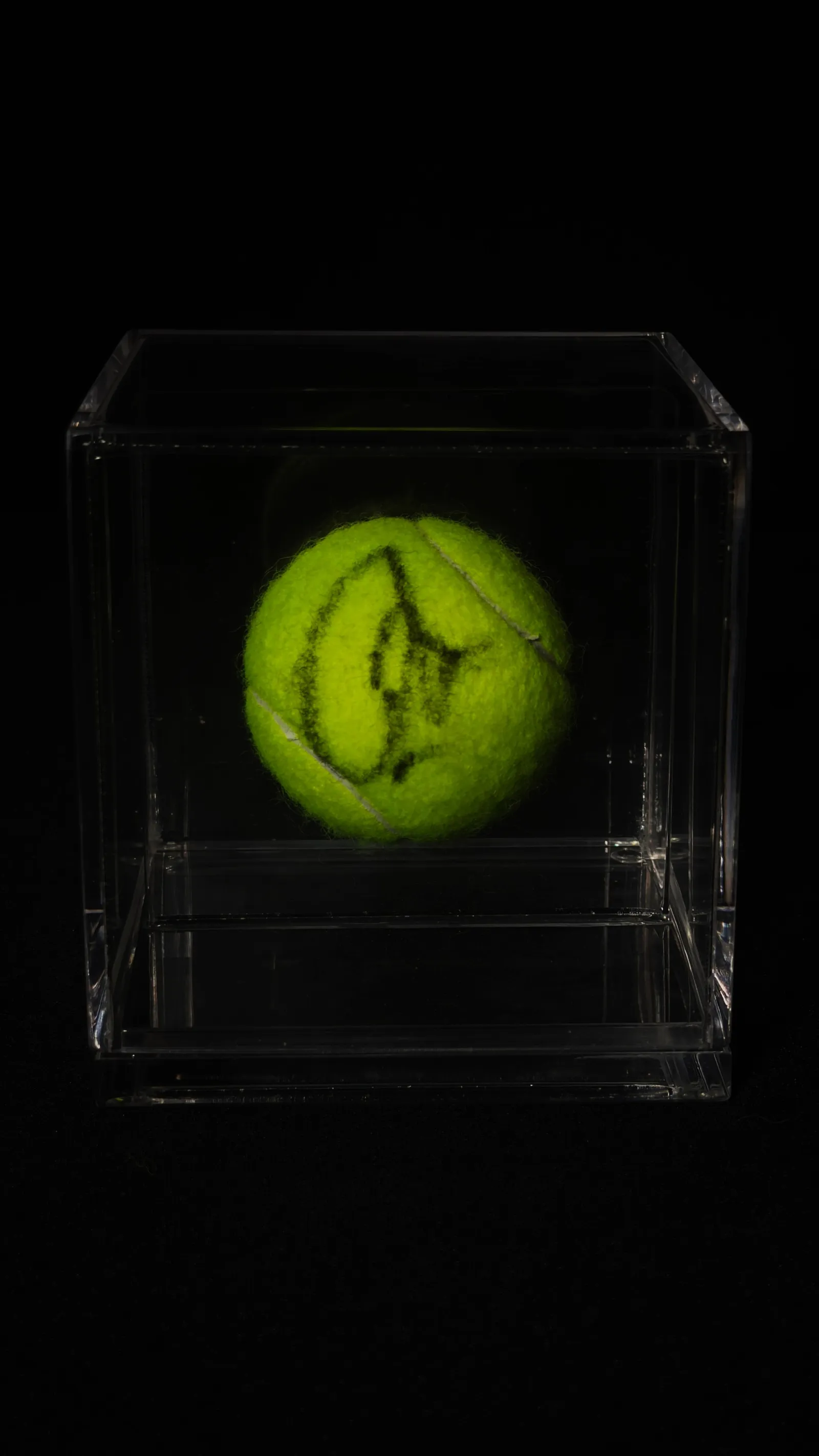 Rafael Nadal autógrafo – bola de tênis Wilson US Open, Rafael Nadal