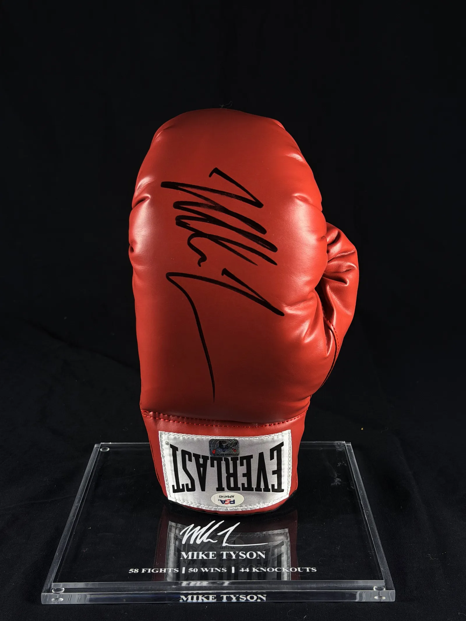 Mike Tyson autógrafo – luva de boxe Everlast, Mike Tyson