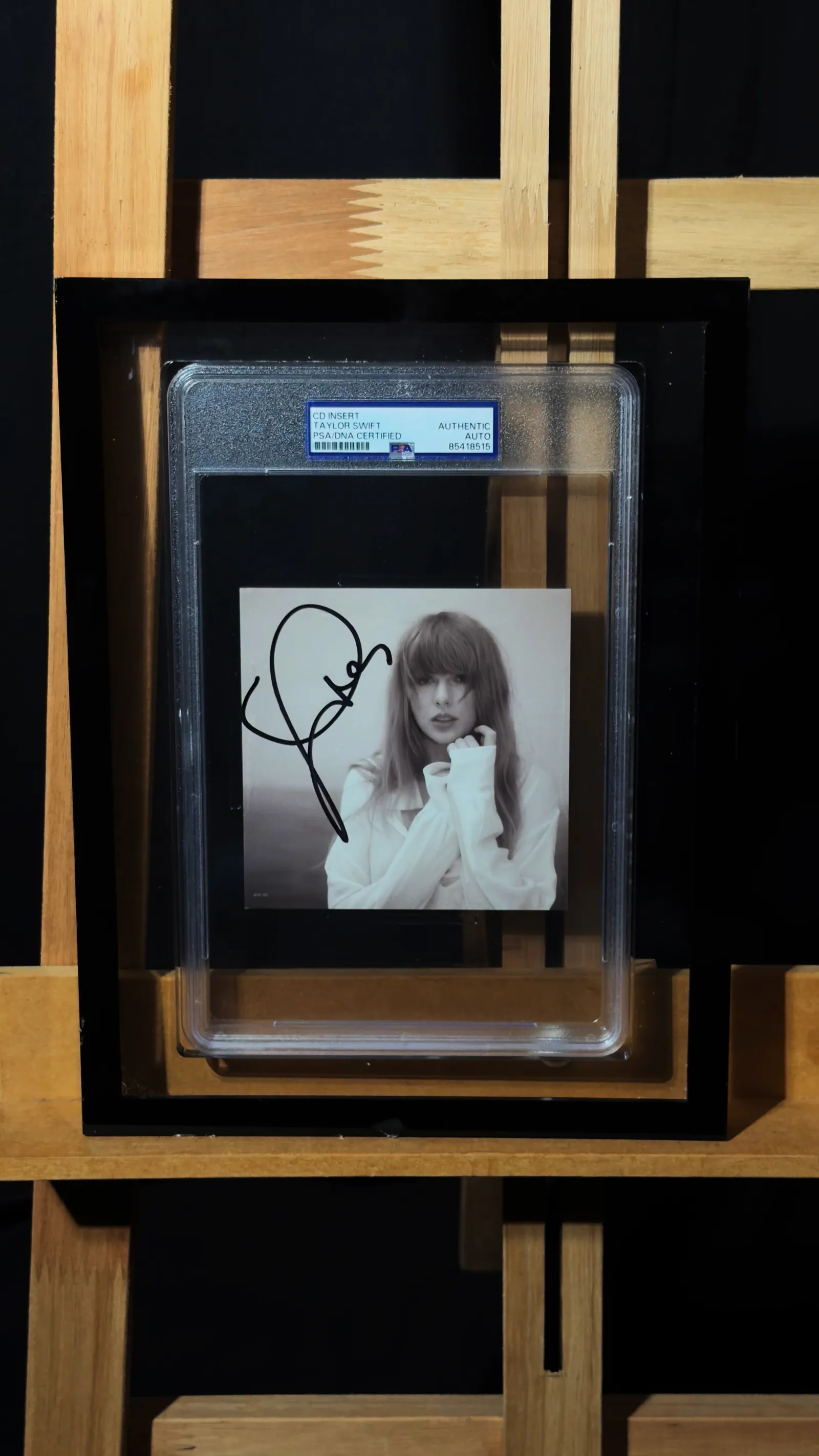 Taylor Swift autógrafo – encarte de CD, Taylor Swift