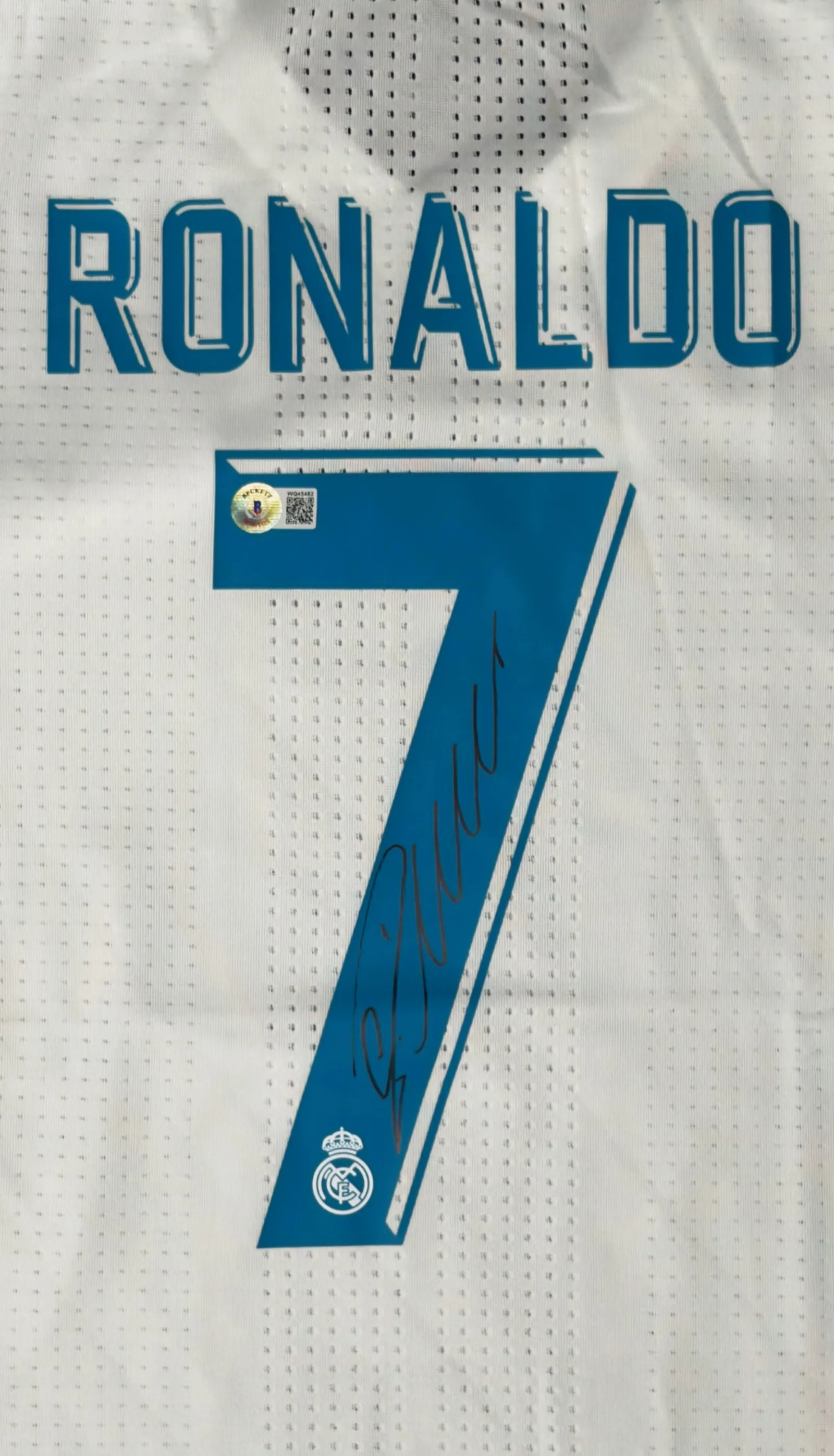 Cristiano Ronaldo autógrafo – Camisa Real Madrid, Cristiano Ronaldo