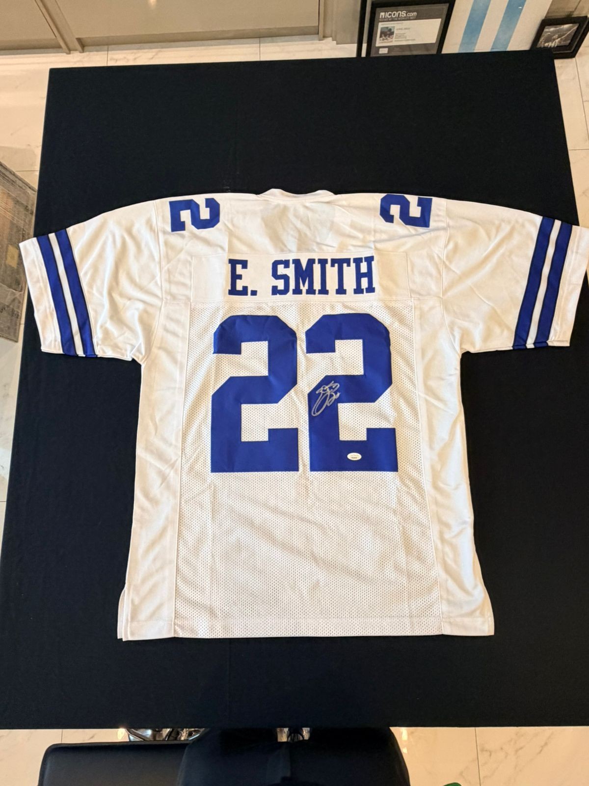 Emmit Smith autógrafo – camisa de futebol americano, Emmit Smith