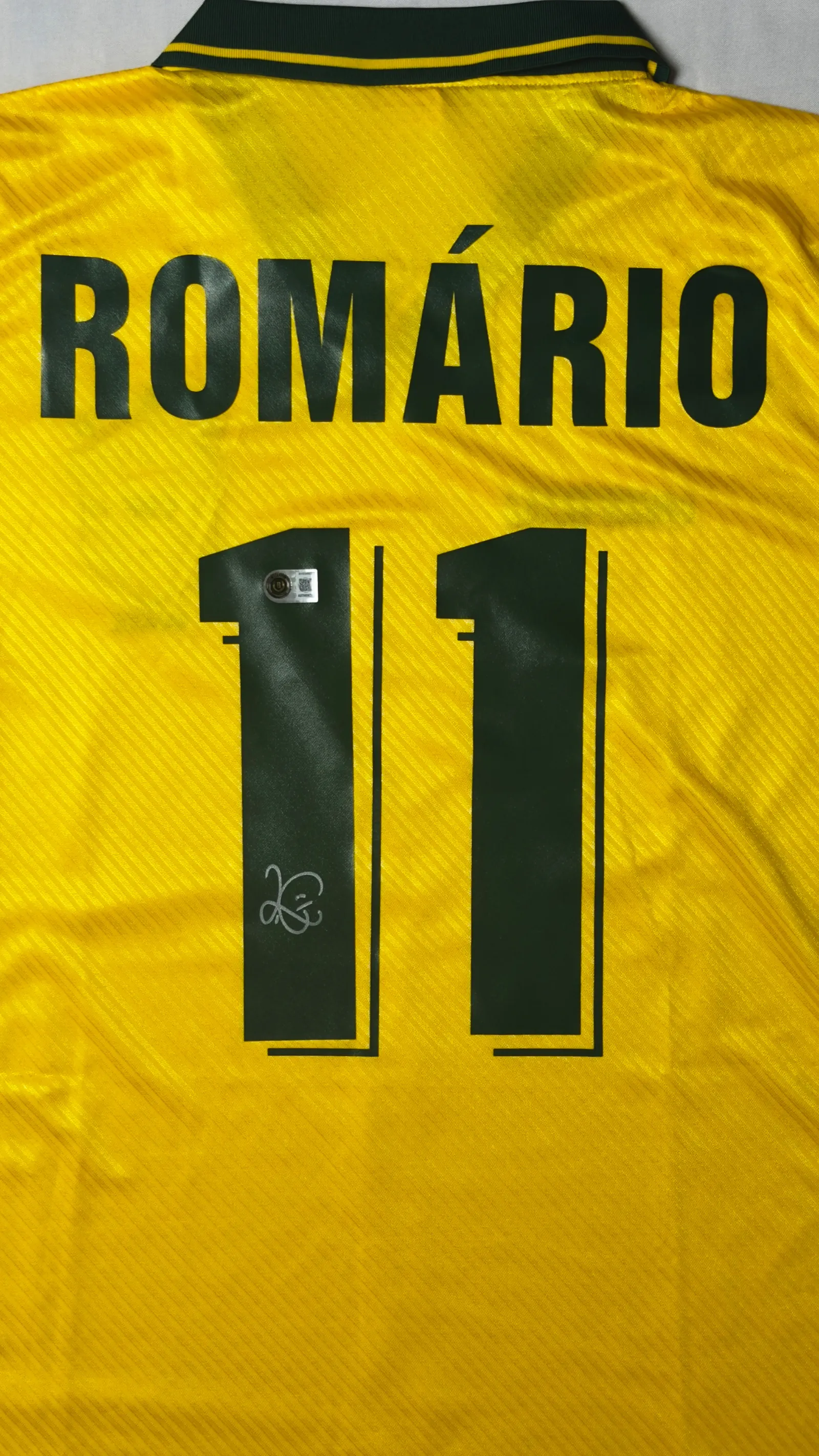 Romário autógrafo – Camisa Brasil 1994, Romário