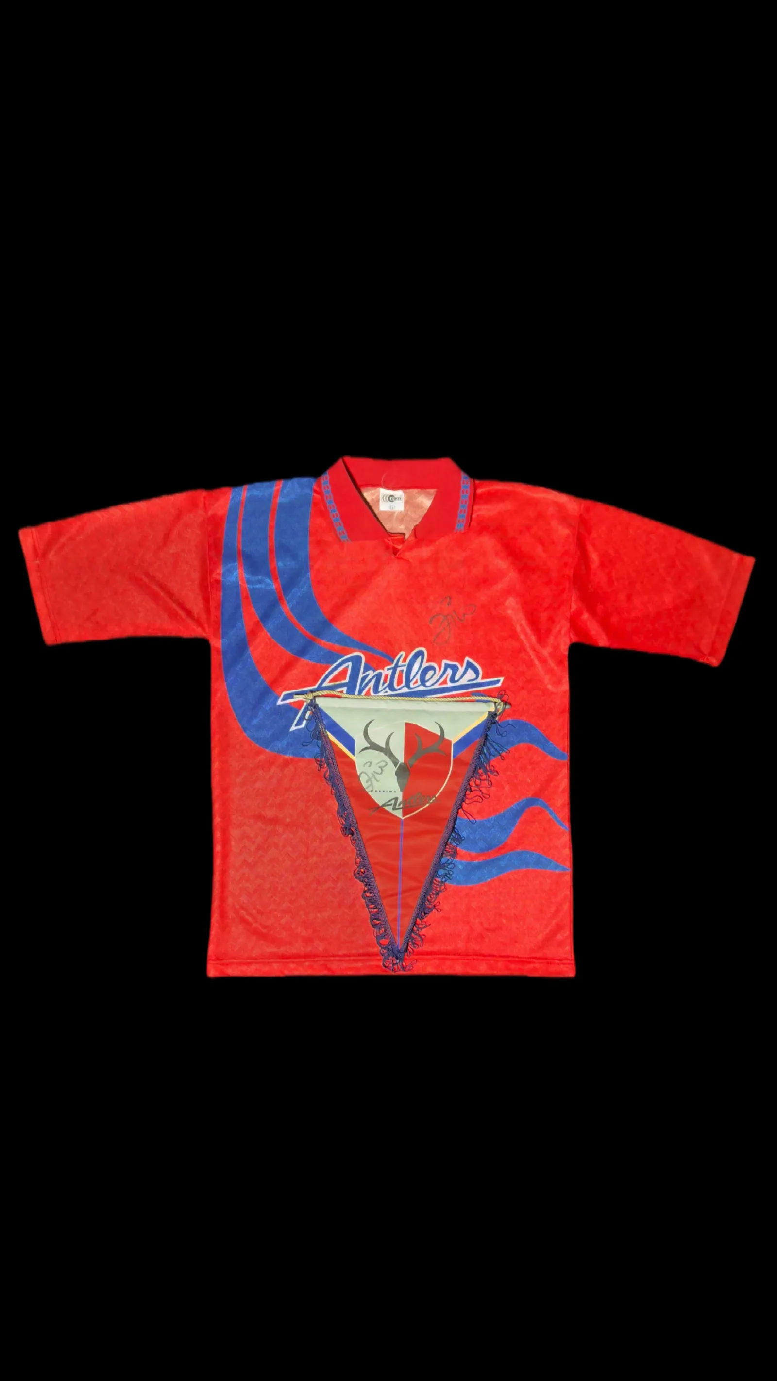 Zico autógrafo – camisa do Kashima Antlers, Zico
