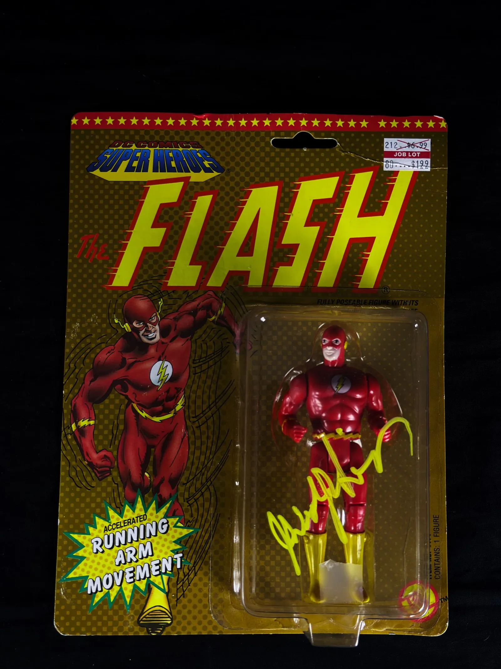 John Wesley Shipp autógrafo – "The Flash" 5″, figura de ação, John Wesley Shipp