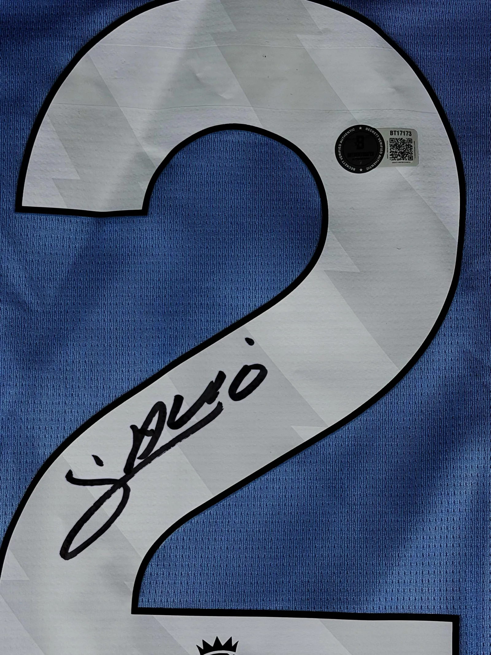 Savinho autógrafo – camisa do Manchester City, Savinho