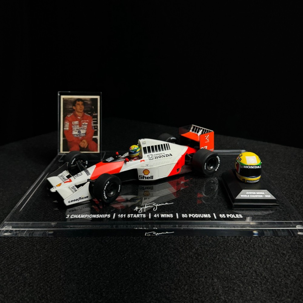 Ayrton Senna – card autografado, Ayrton Senna
