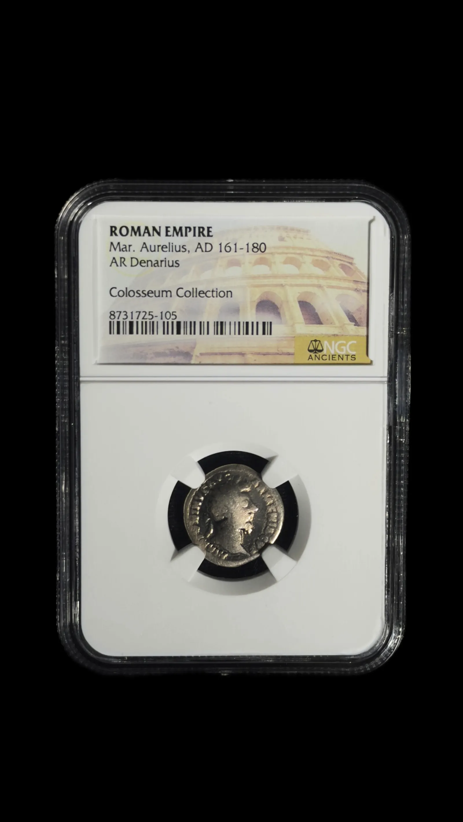 Marcus Aurelius – moeda do Império Romano 161–180 d.C.
