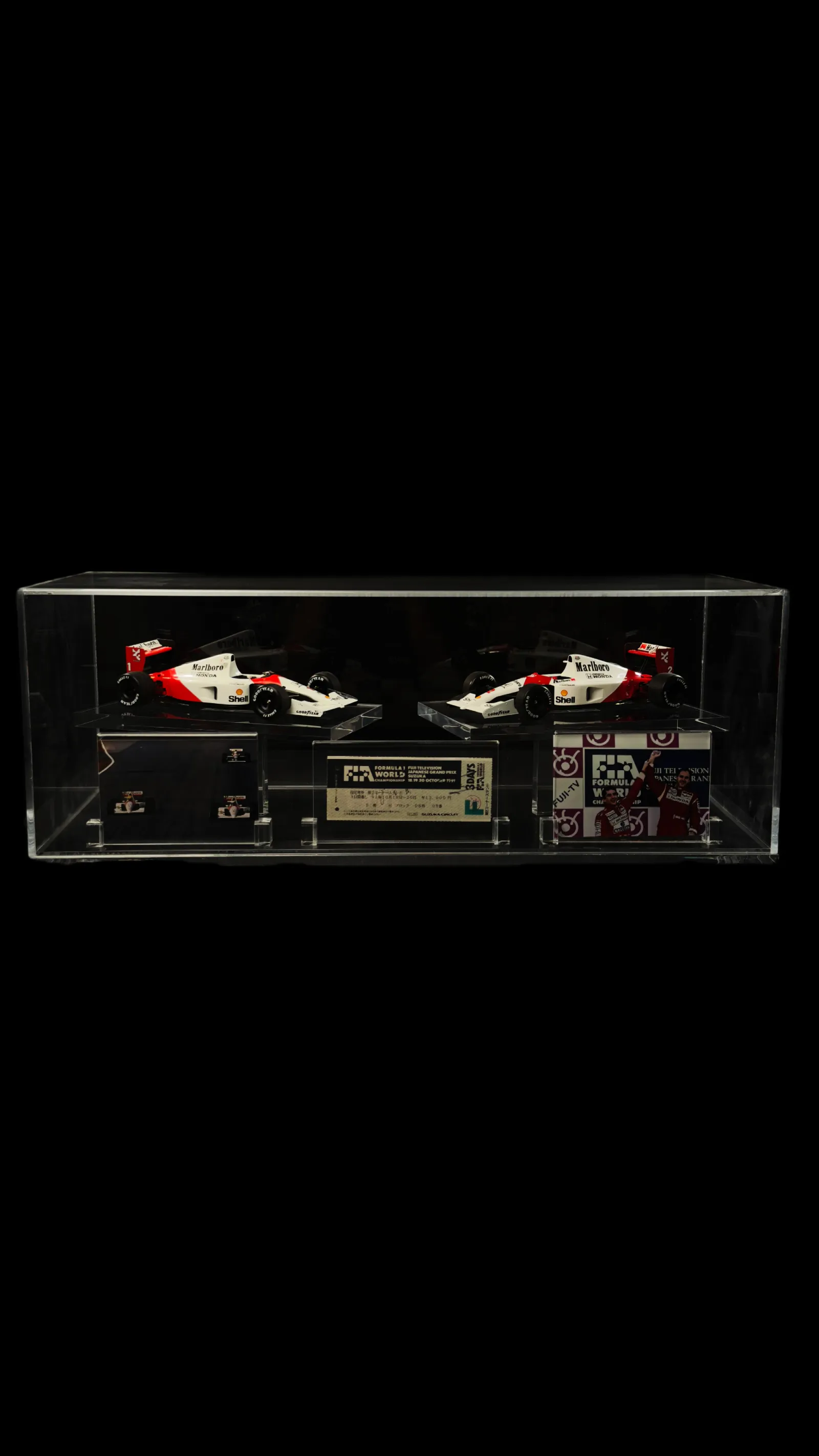 Ayrton Senna autógrafo – ingresso GP do Japão (Suzuka) 20/10/1991, Ayrton Senna
