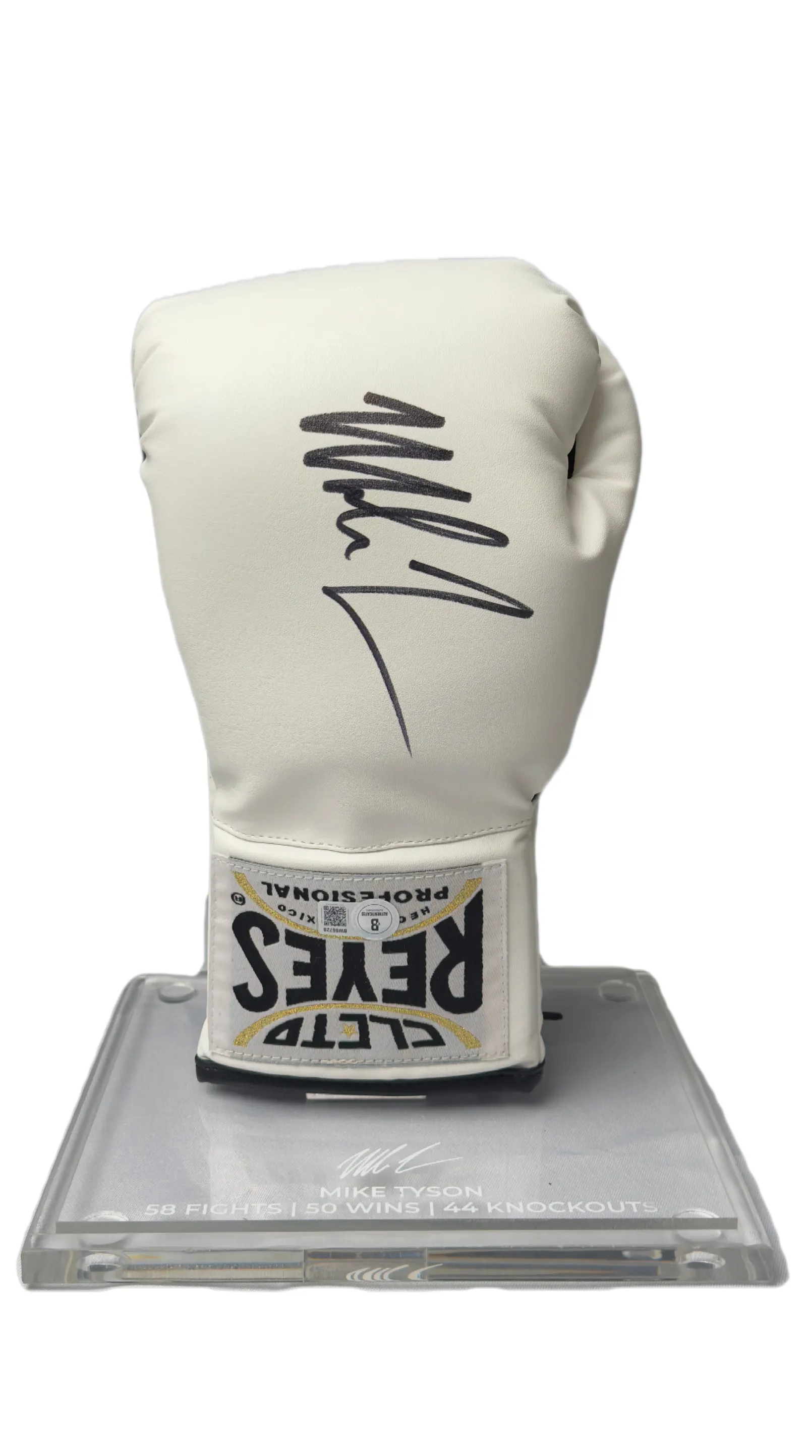 Mike Tyson autógrafo – Luva Cleto Reyes, Mike Tyson