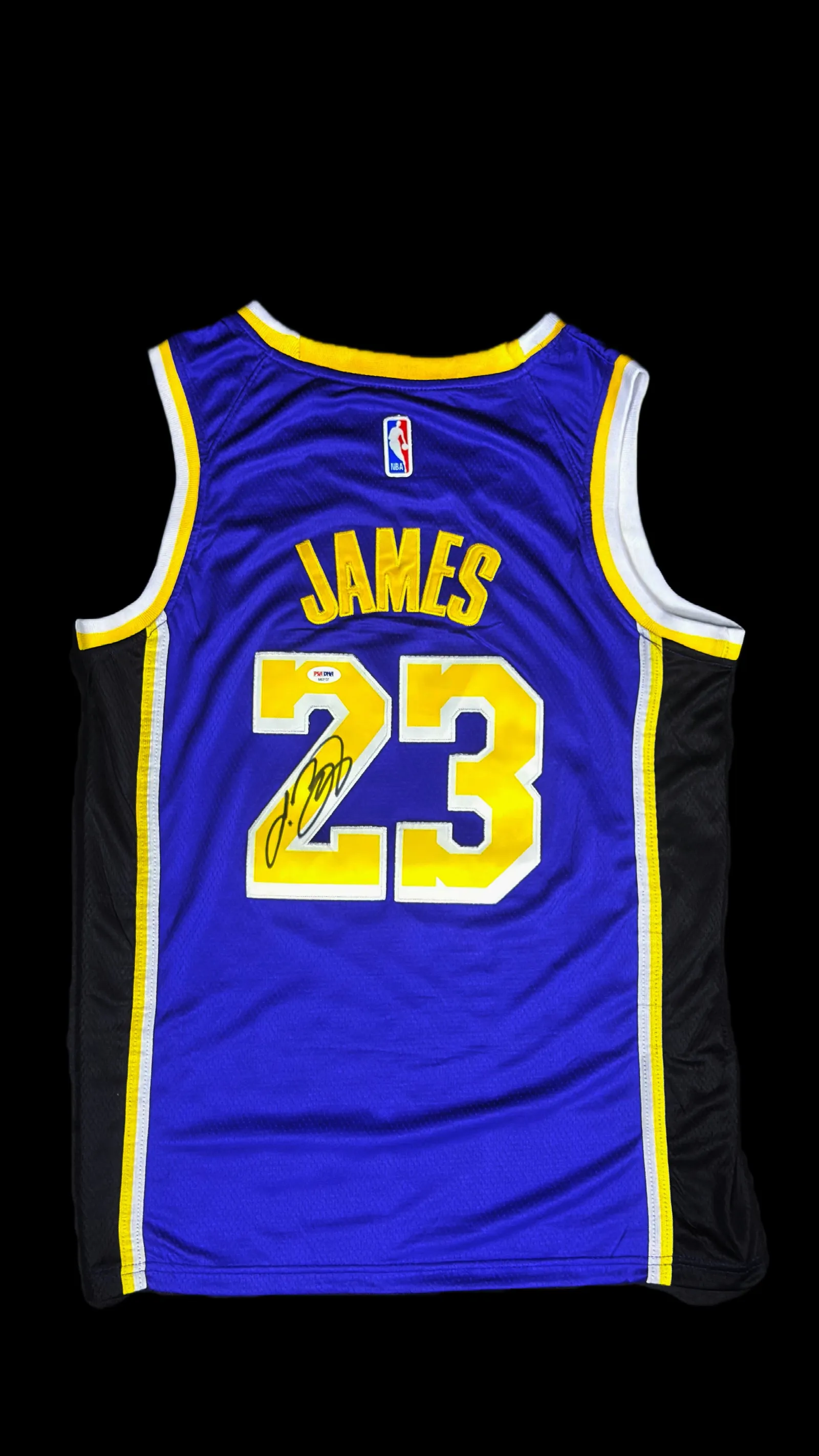 LeBron James autógrafo – camisa Los Angeles Lakers, LeBron James
