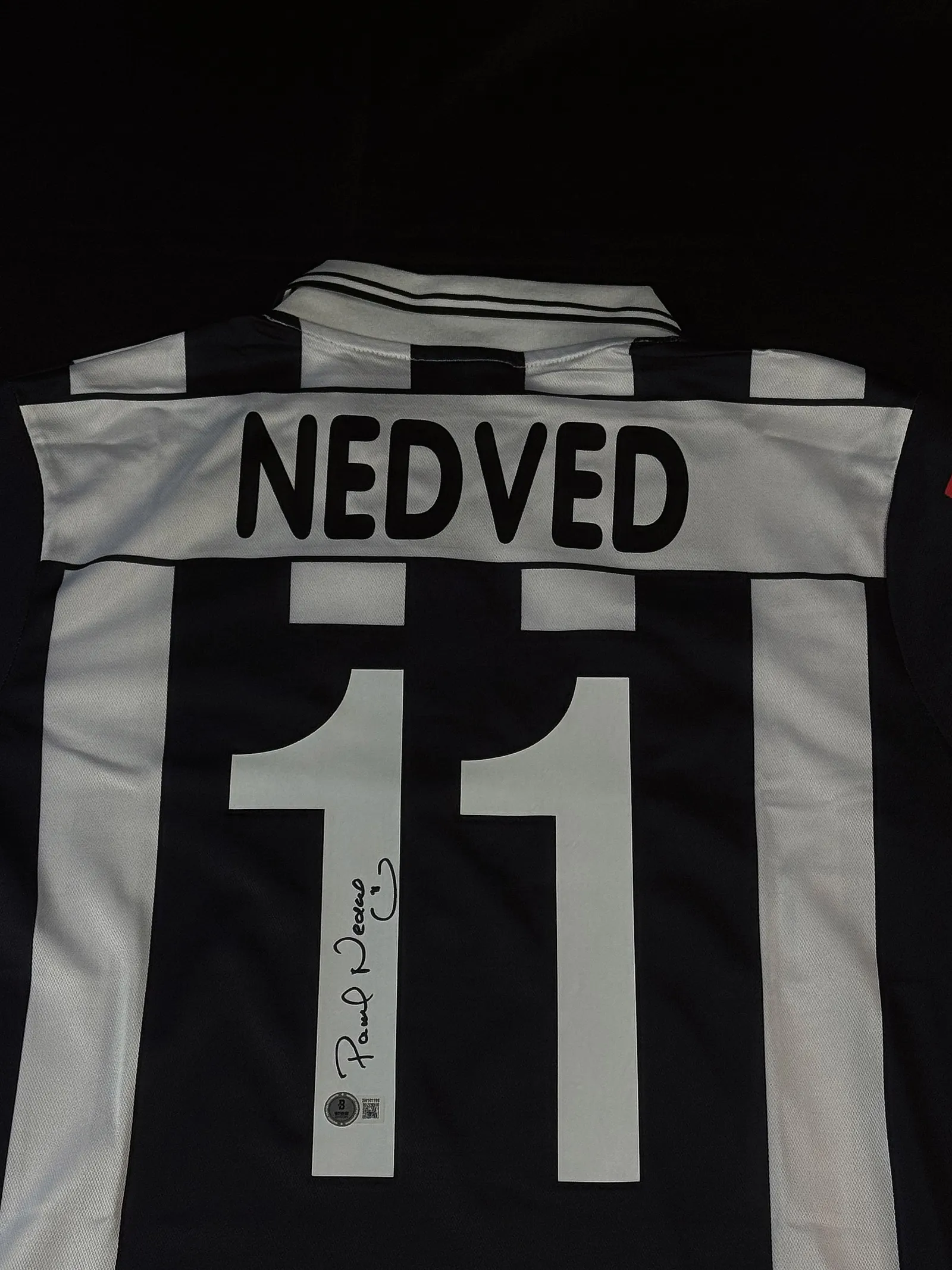 Nedvěd autógrafo – camisa do Juventus, Pavel Nedvěd
