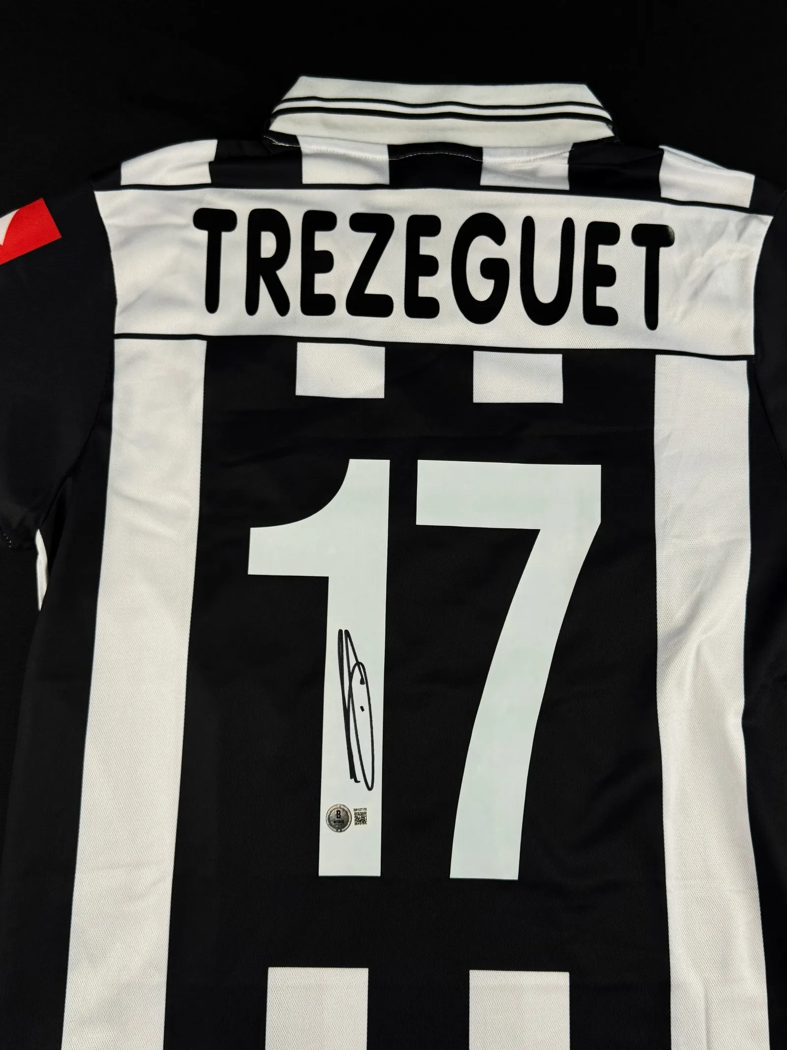 David Trezeguet autógrafo – camisa do Juventus, David Trezeguet