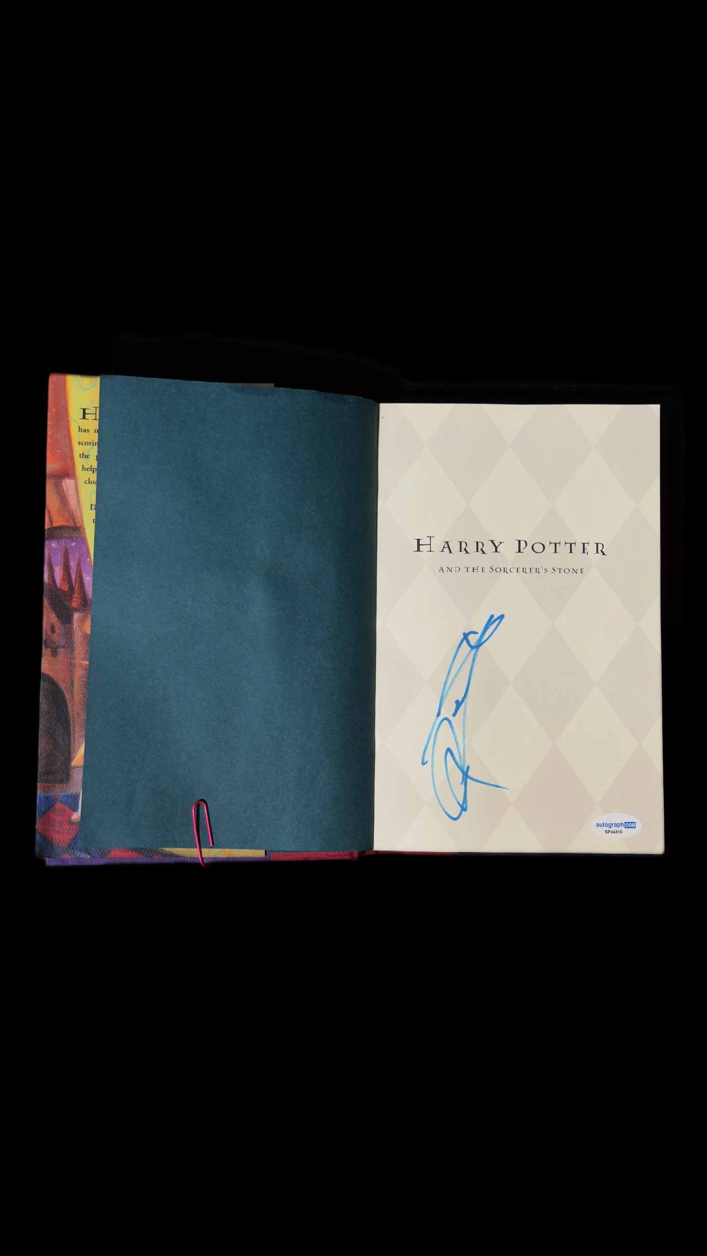 Daniel Radcliffe autógrafo – Harry Potter and the Sorcerer’s Stone, Daniel Radcliffe