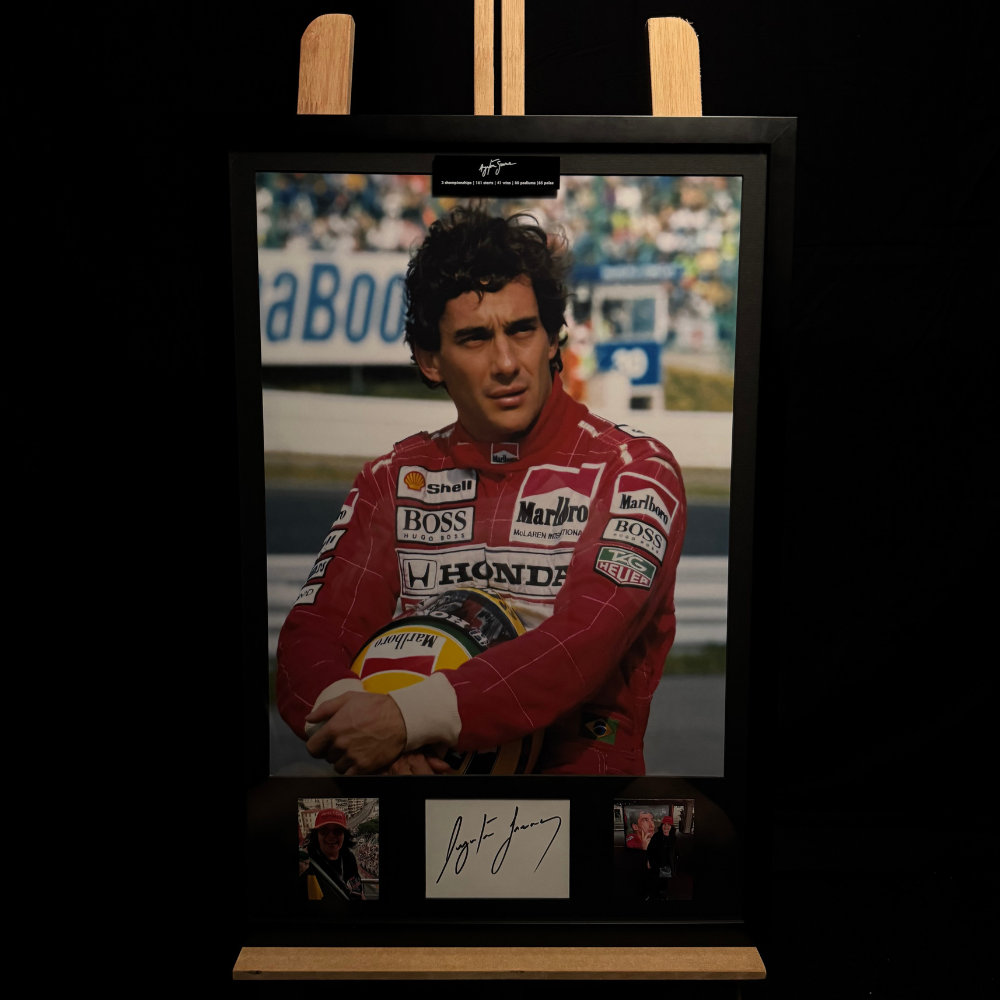 Autógrafo original – Ayrton Senna, Ayrton Senna