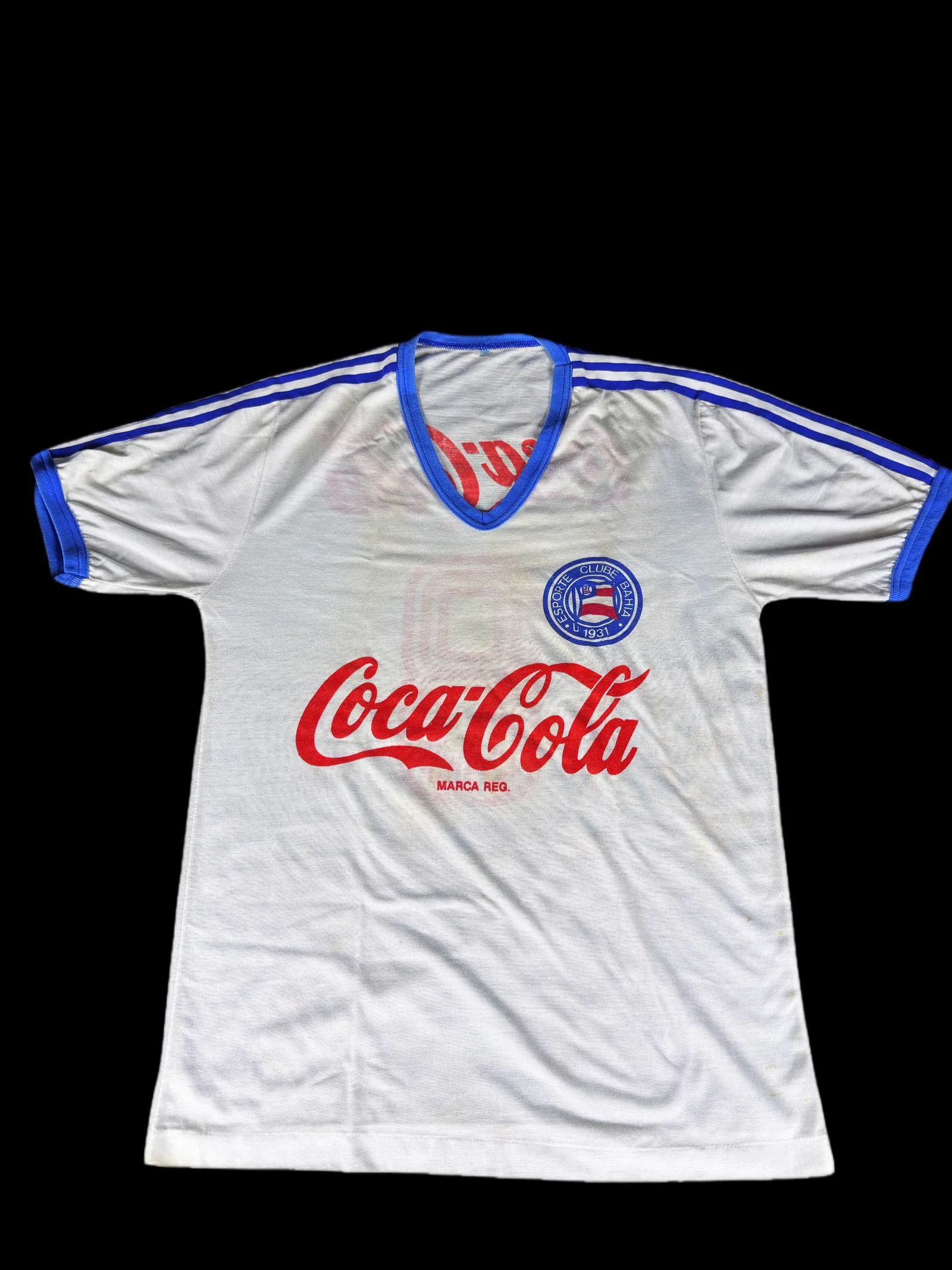 Esporte Clube Bahia – camisa branca retrô, Esporte Clube Bahia