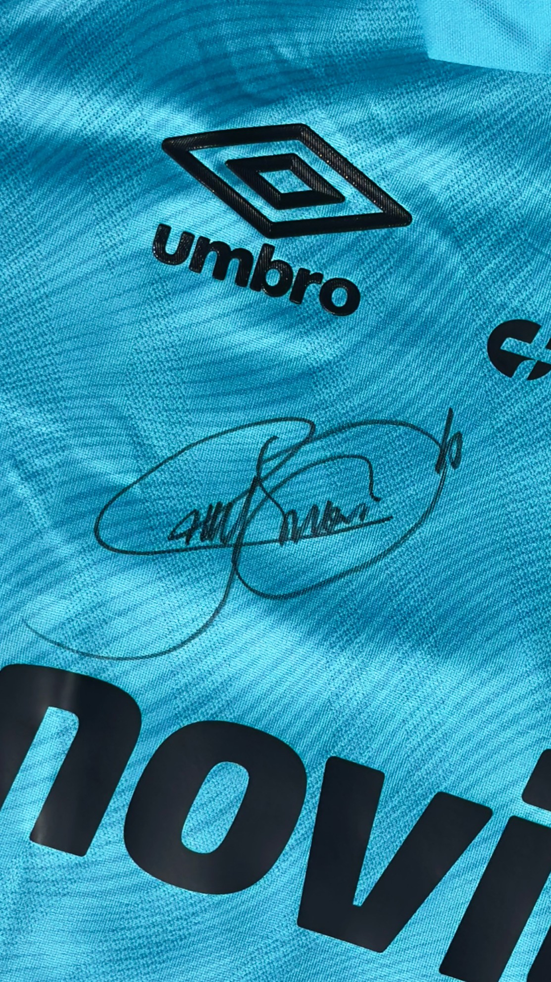 Neymar Jr autógrafo – camisa do Santos, Neymar Jr