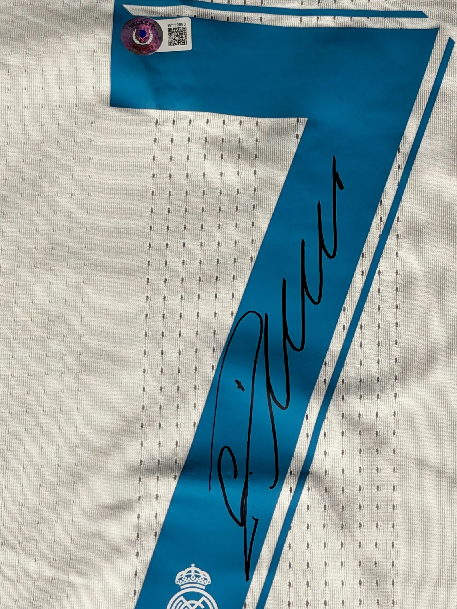 Cristiano Ronaldo autógrafo – camisa final Kyiv 2018, Real vs Liverpool, Cristiano Ronaldo