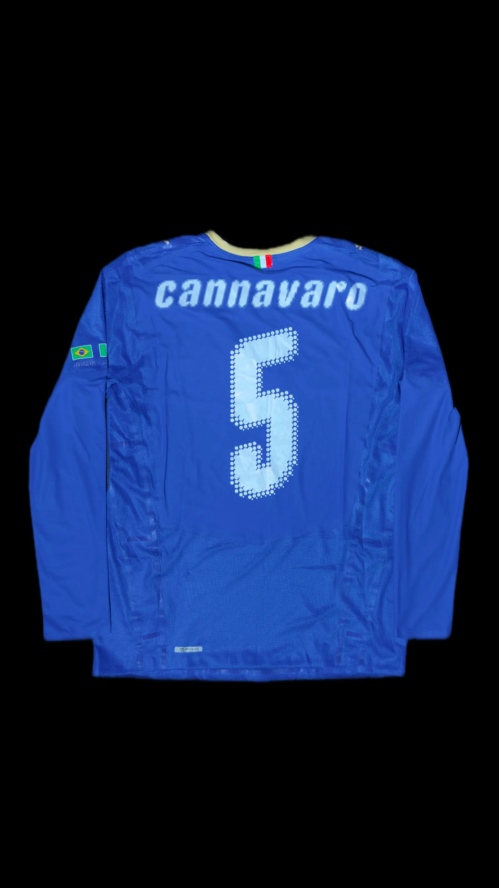 Fabio Cannavaro – camisa da Itália usada em jogo 2009, Fabio Cannavaro