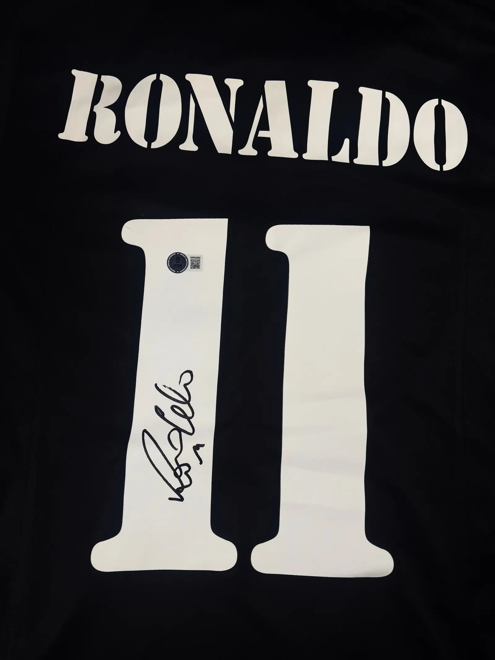 Ronaldo Nazário, "O Fenômeno" autógrafo – camisa Real Madrid, Ronaldo Fenômeno