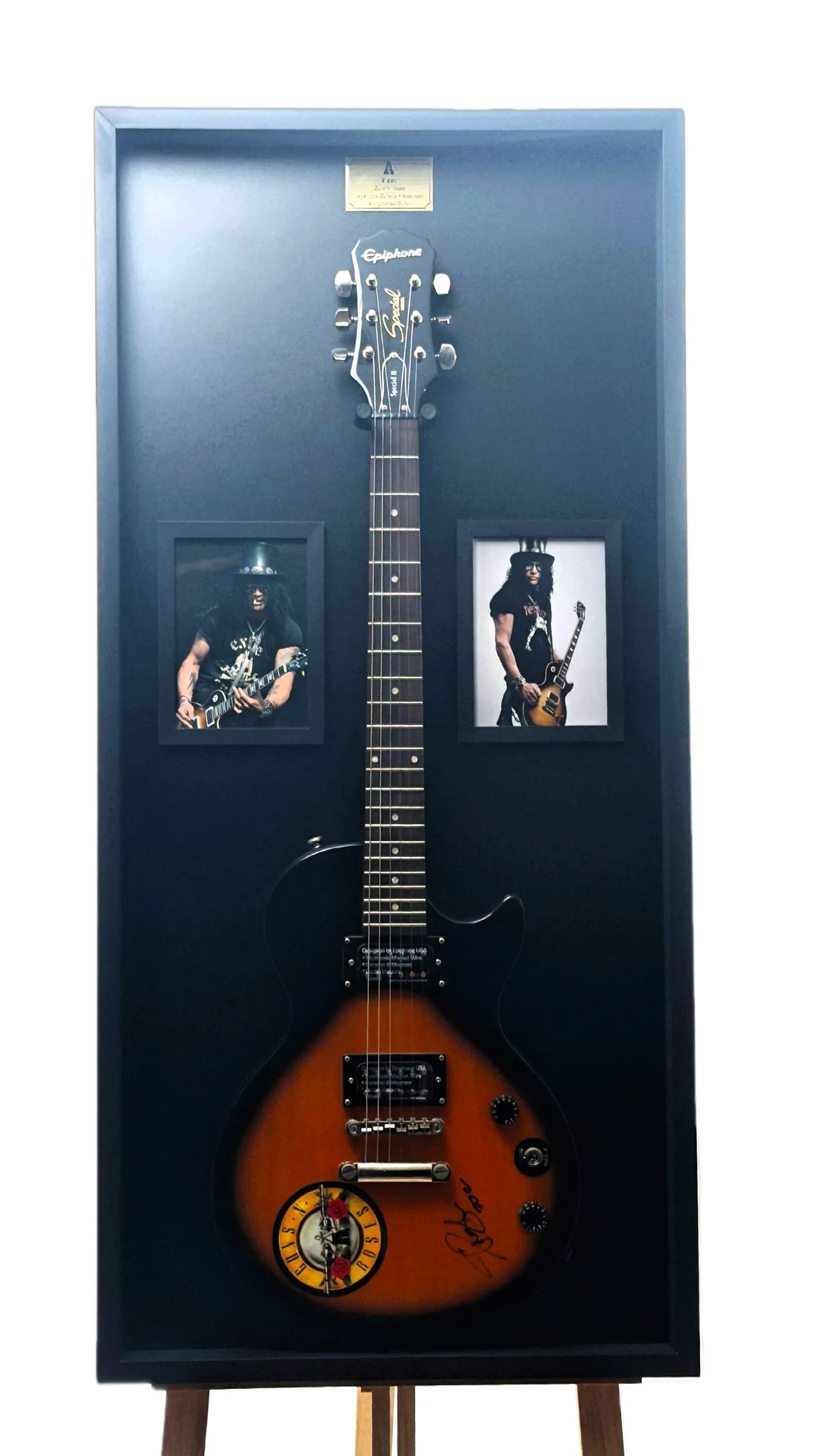Slash autógrafo – Guitarra Epiphone Les Paul Special II Guns N’ Roses, Slash