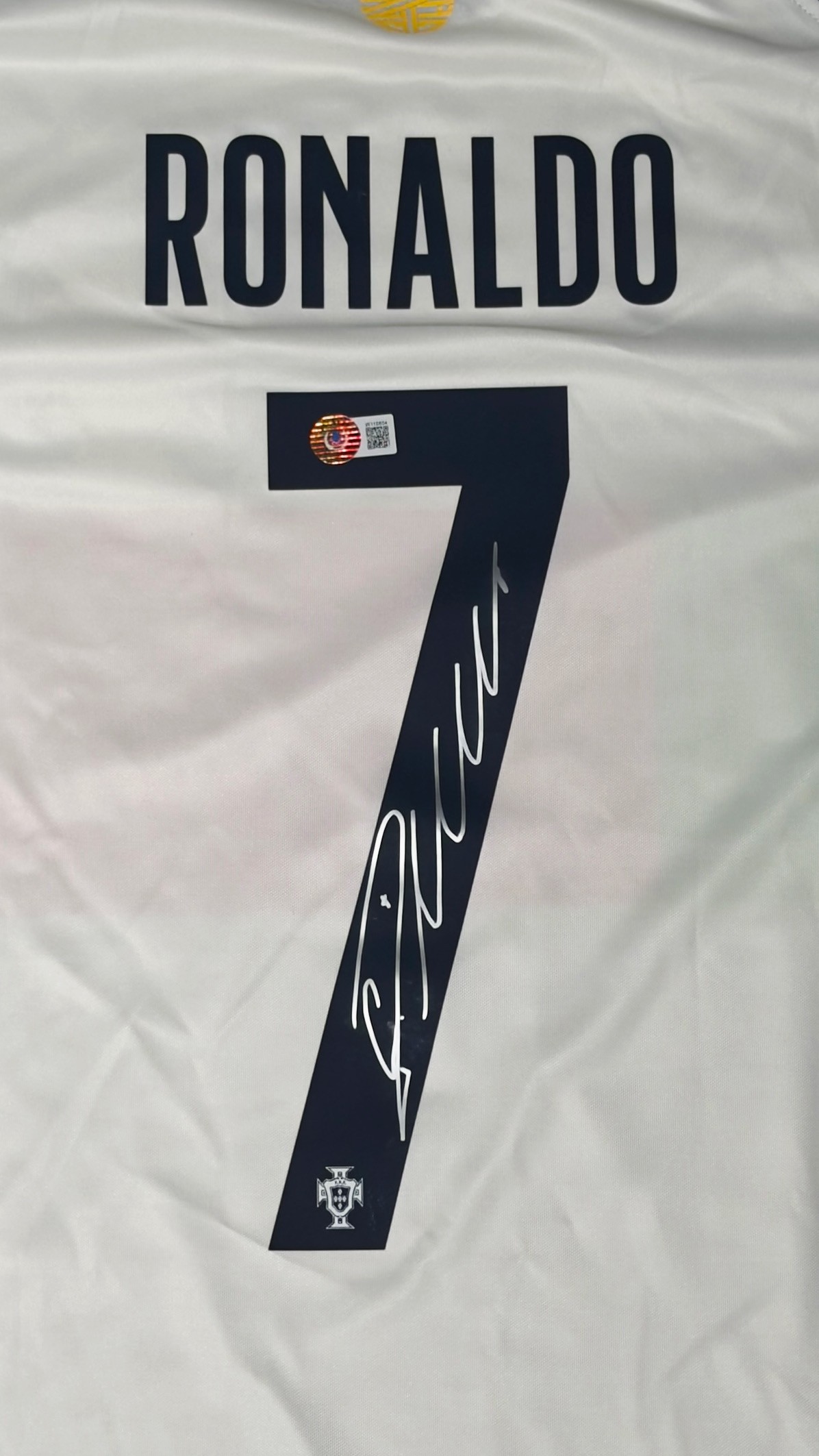 Cristiano Ronaldo autógrafo – camisa Portugal nº 7, Cristiano Ronaldo
