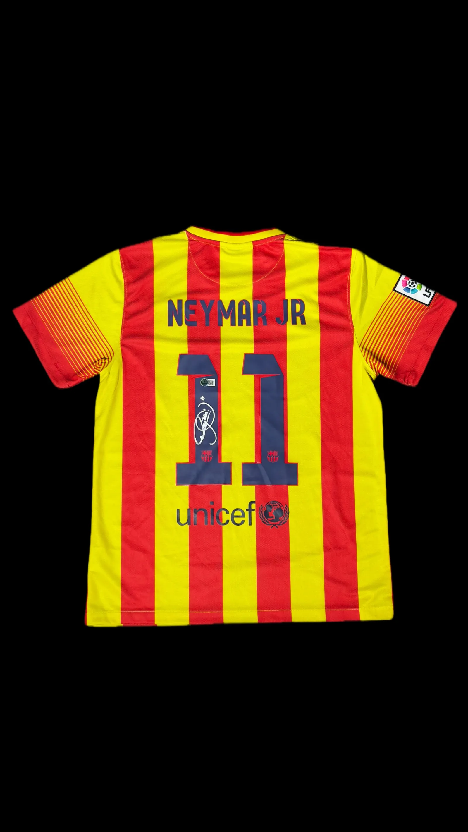 Neymar Jr autógrafo – camisa Barcelona 2013/14, Neymar Jr