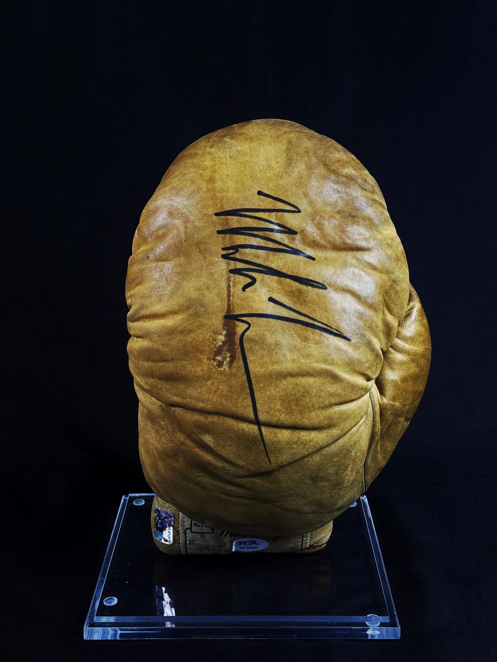 Mike Tyson autógrafo – luva "Vintage" da marca MacGregor, Mike Tyson