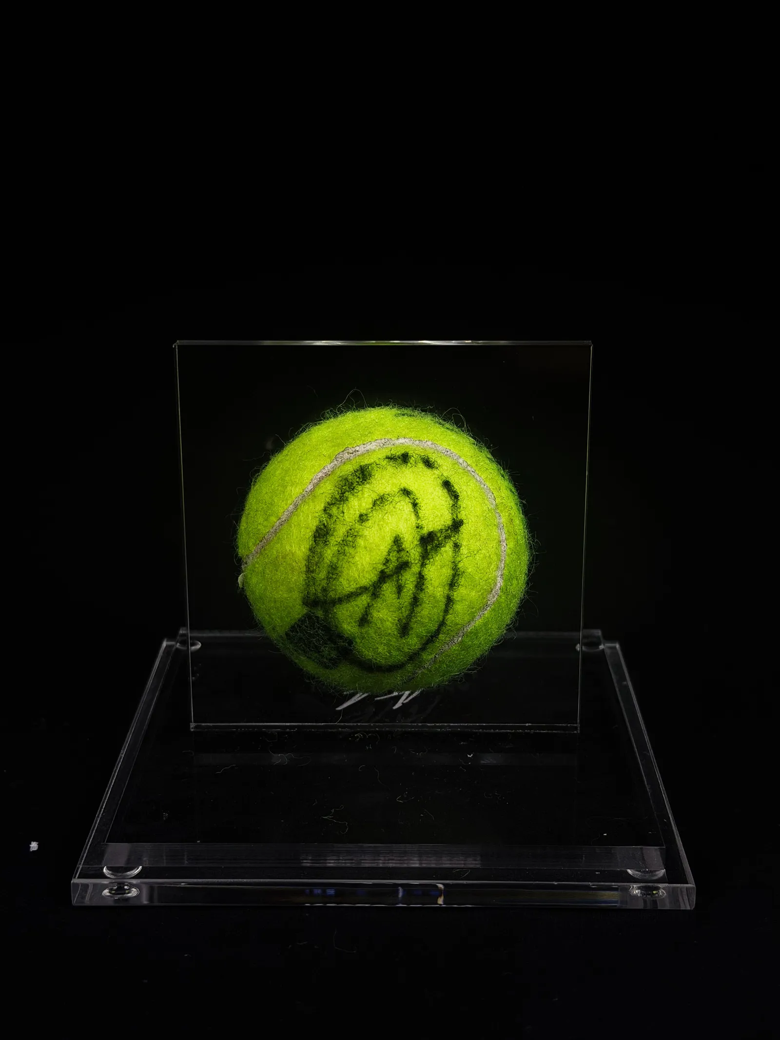 Novak Djokovic autógrafo – bola de tênis, Novak Djokovic