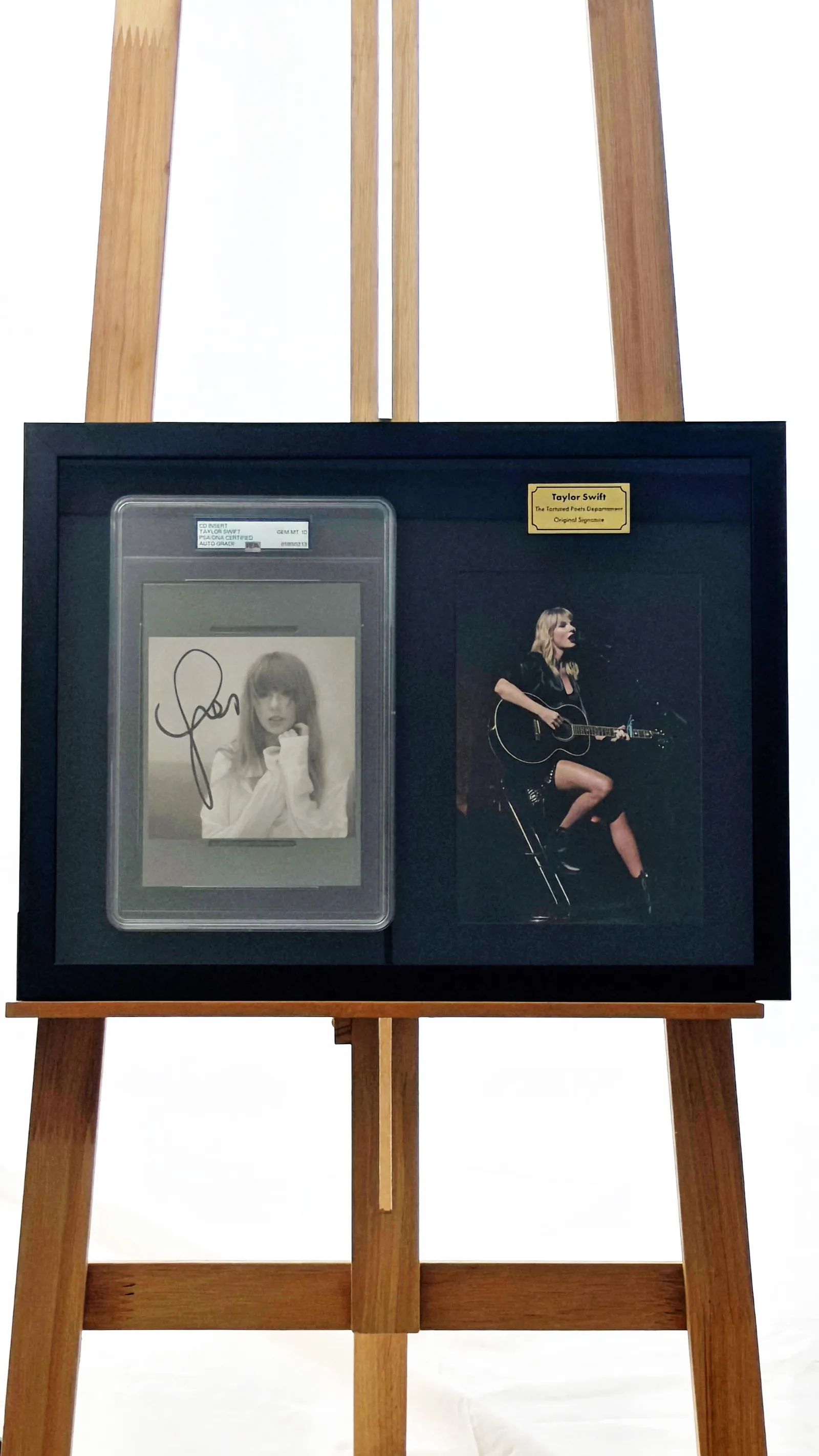 Taylor Swift autógrafo – Quadro The Tortured Poets Department, Taylor Swift