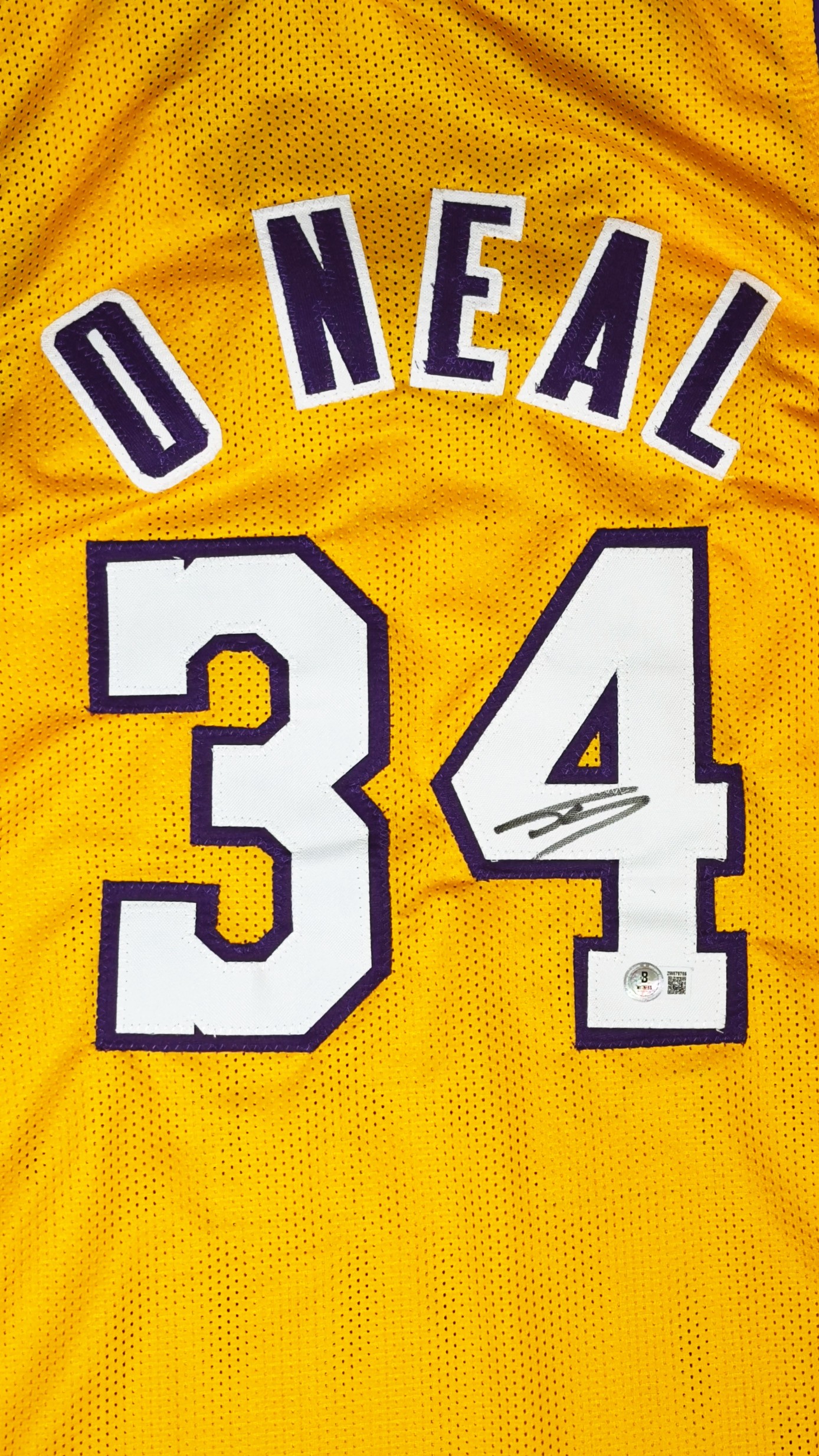 Shaquille O’Neal autógrafo – jersey Los Angeles Lakers 34, Shaquille O'Neal