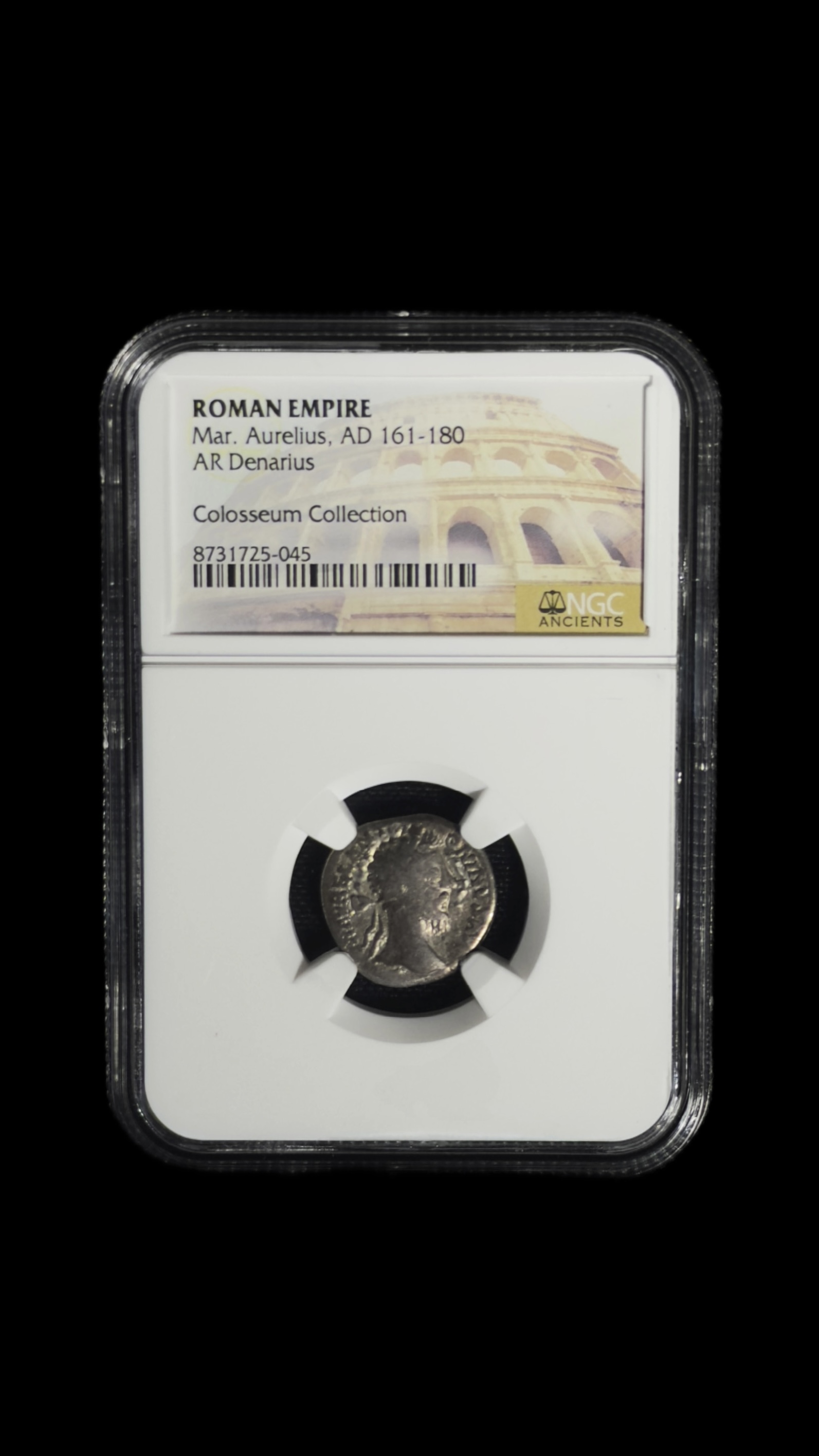 Marcus Aurelius – moeda do Império Romano 161–180 d.C.