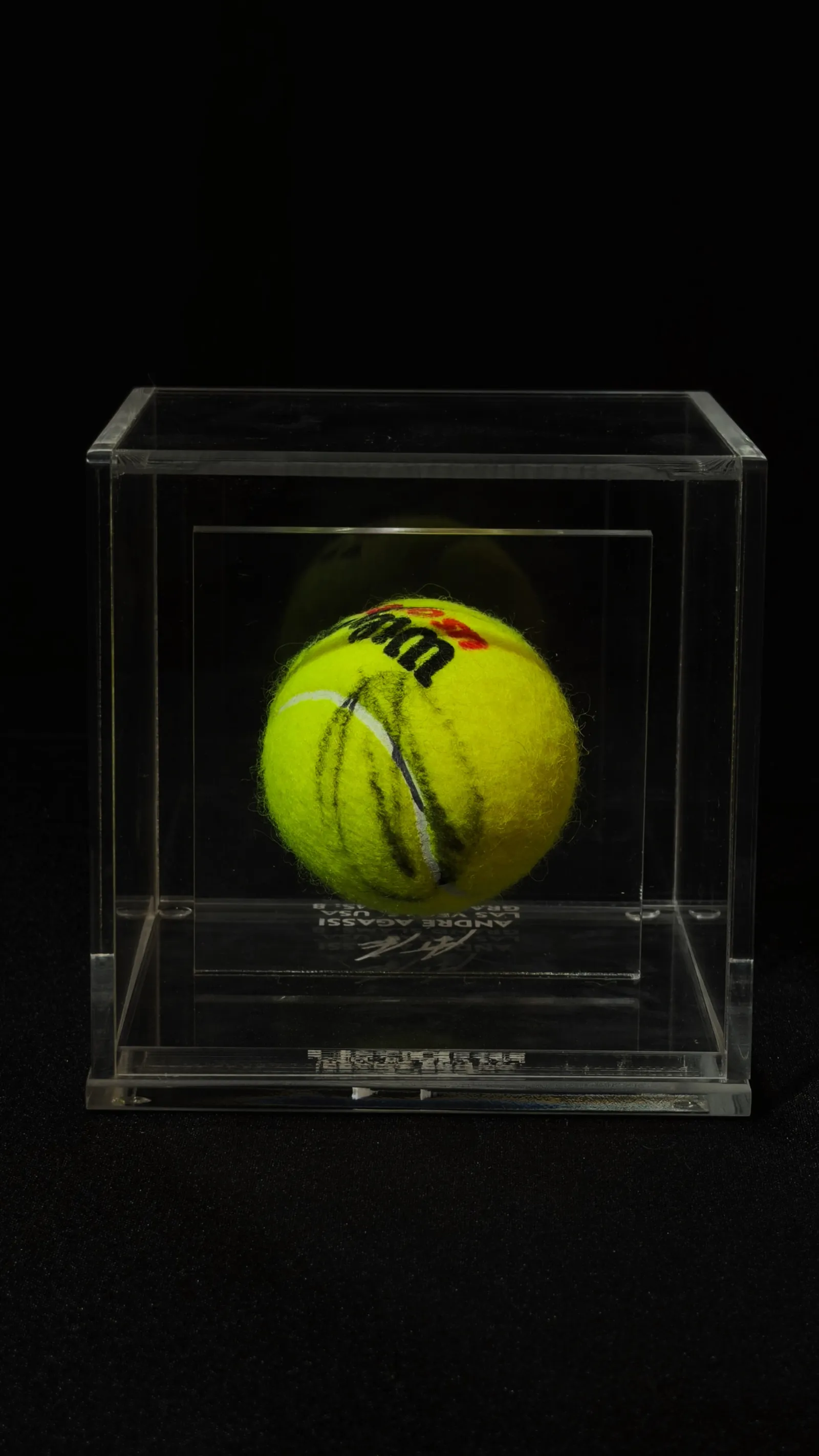 Novak Djokovic autógrafo – bola de tênis, Novak Djokovic