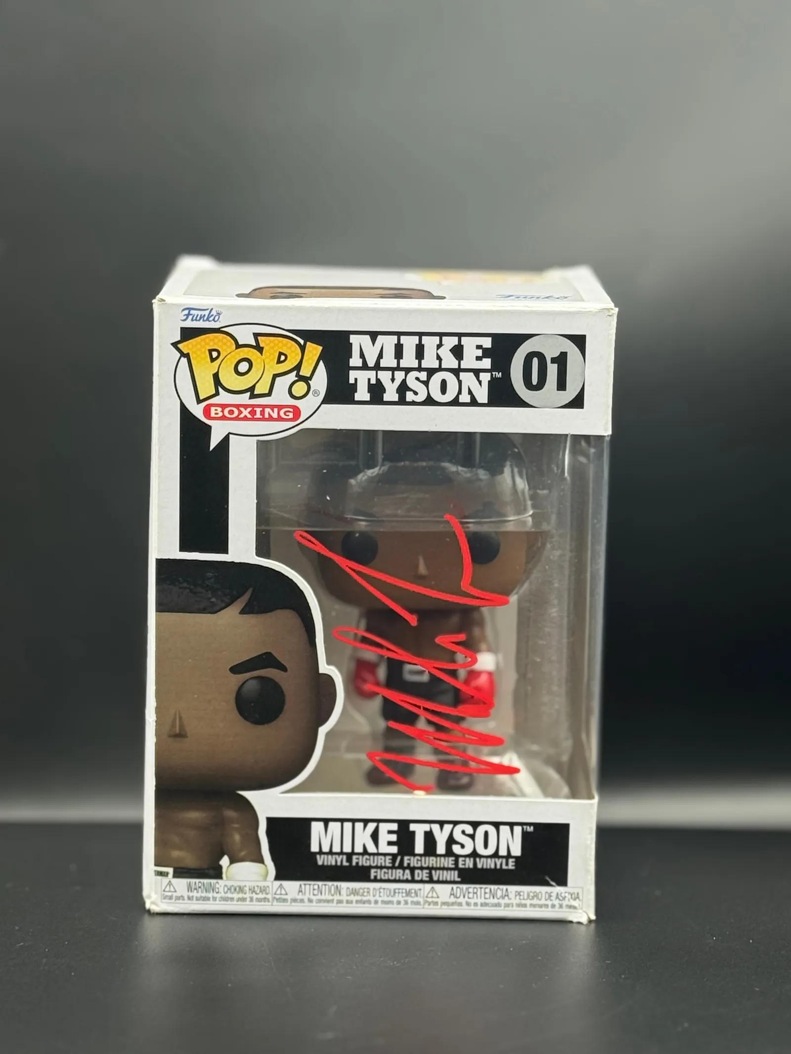 Mike Tyson autógrafo – Funko 01, Mike Tyson