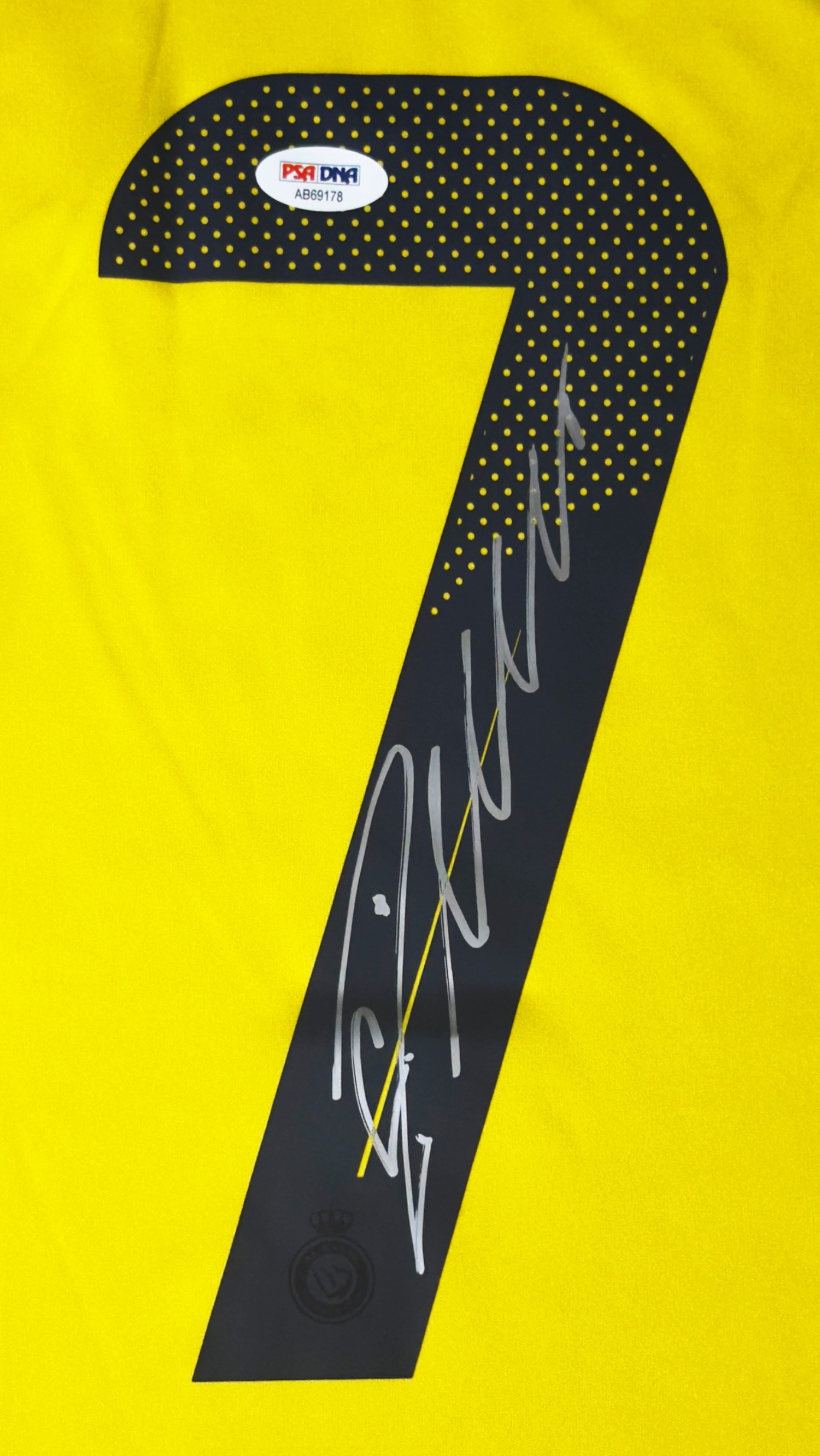 Cristiano Ronaldo autógrafo – camisa do Al Nassr, Cristiano Ronaldo