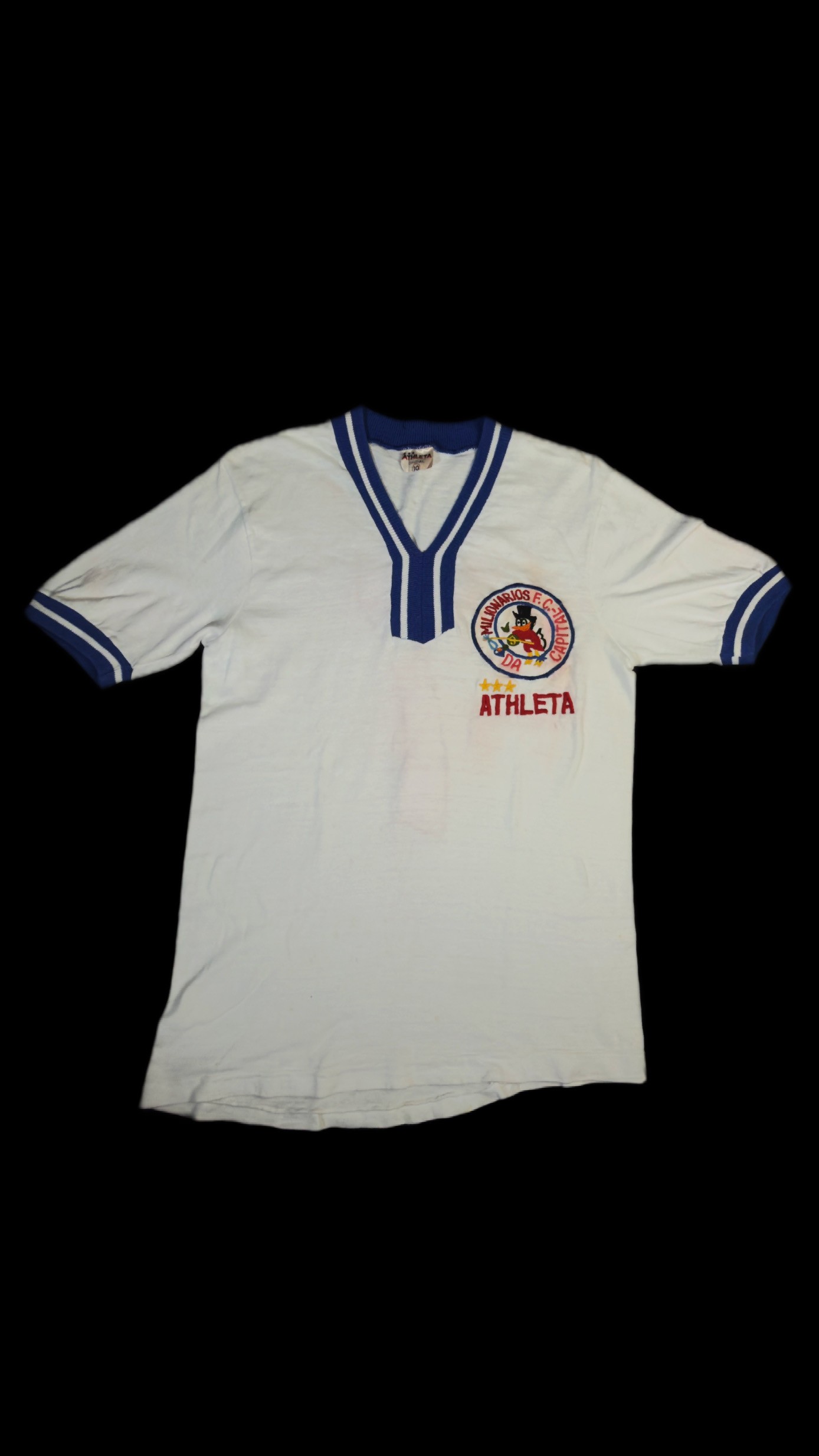 Garrincha – camisa usada em jogo pelo Millonarios (1976/77), Garrincha