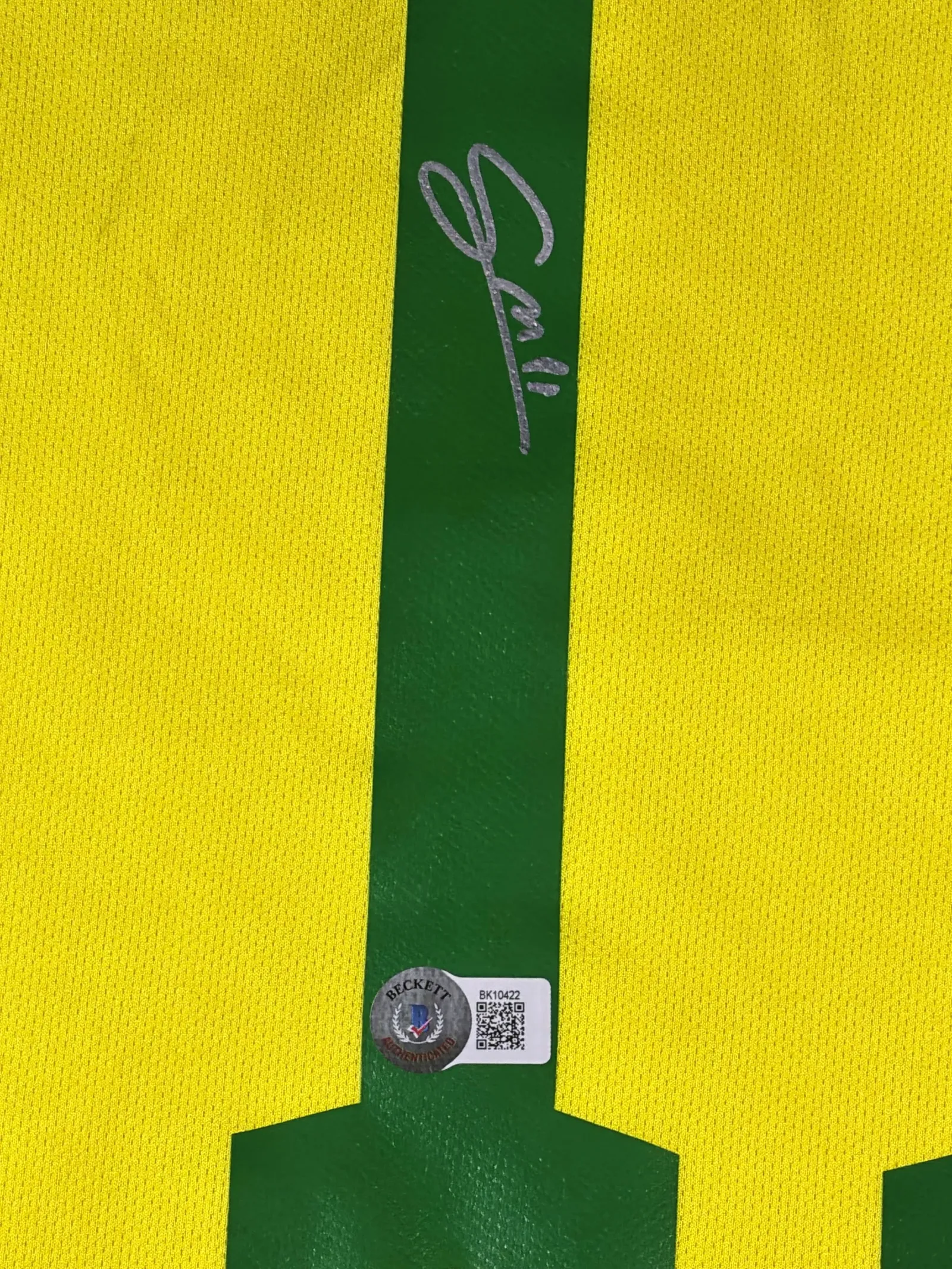 Gabriel Martinelli autógrafo – camisa amarela da Seleção Brasileira ...