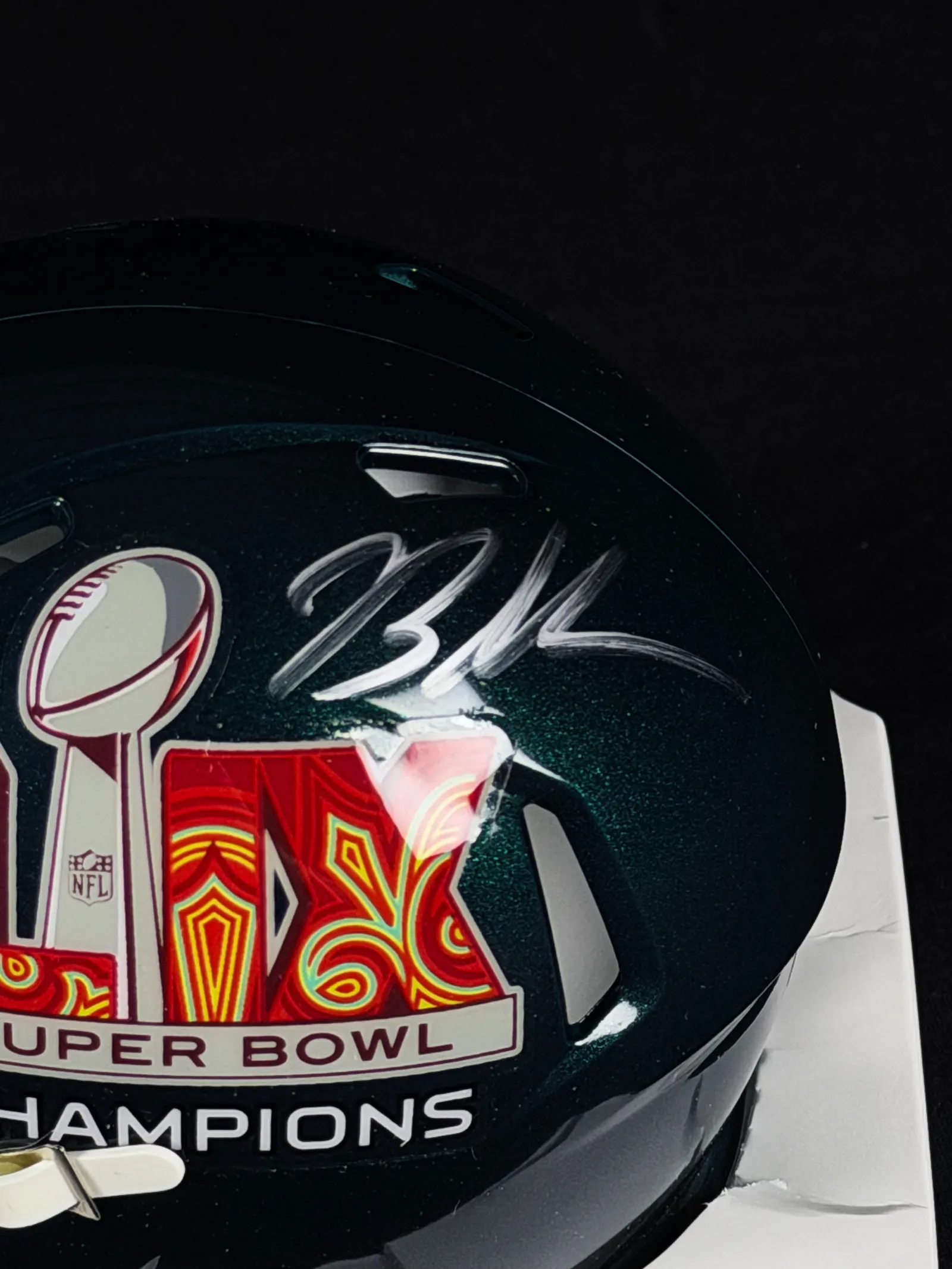 Brandon Graham autógrafo – Super Bowl LIX Champions, Philadelphia Eagles, Brandon Graham