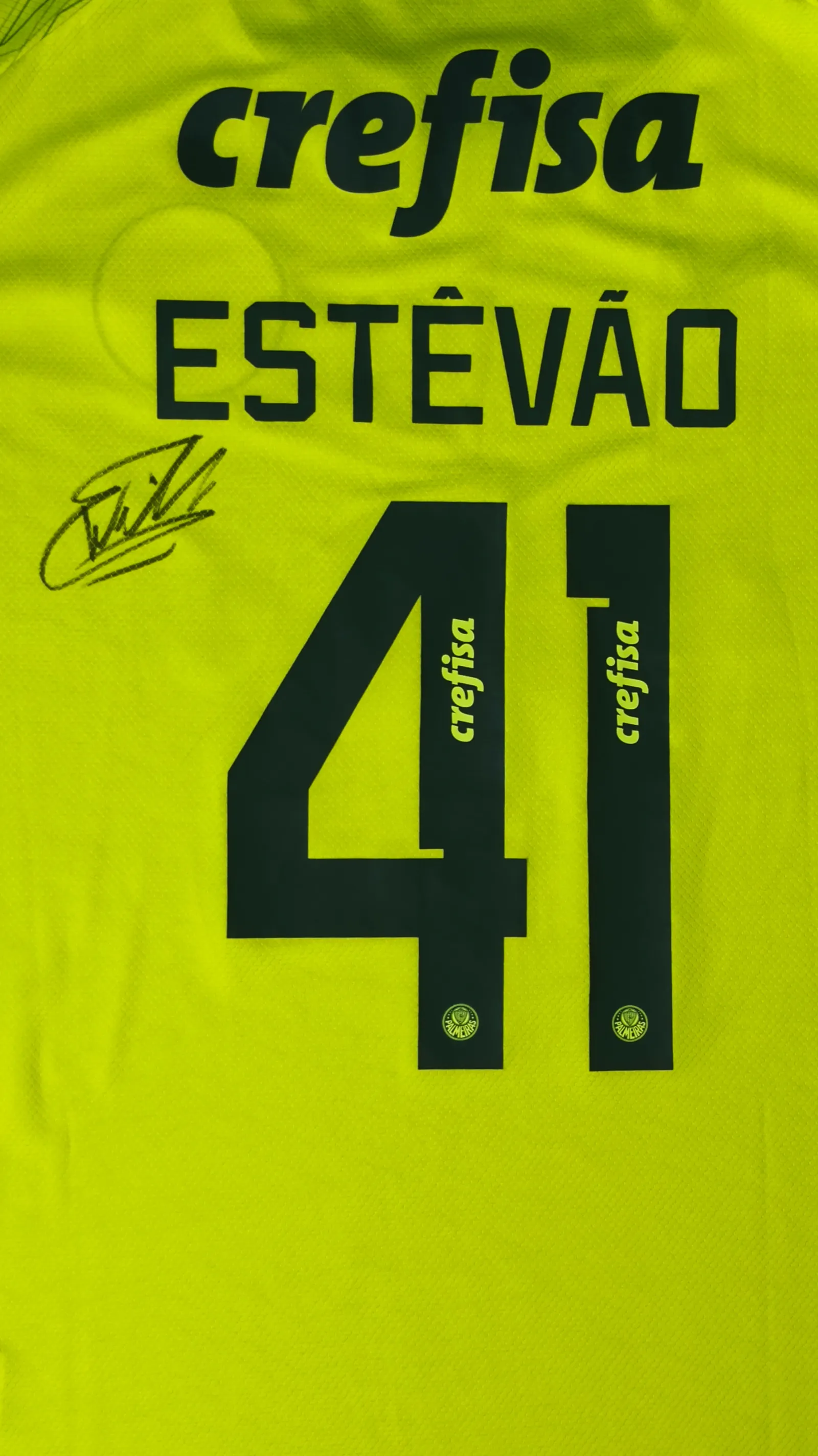 Estêvão autógrafo – Camisa Palmeiras, Estêvão