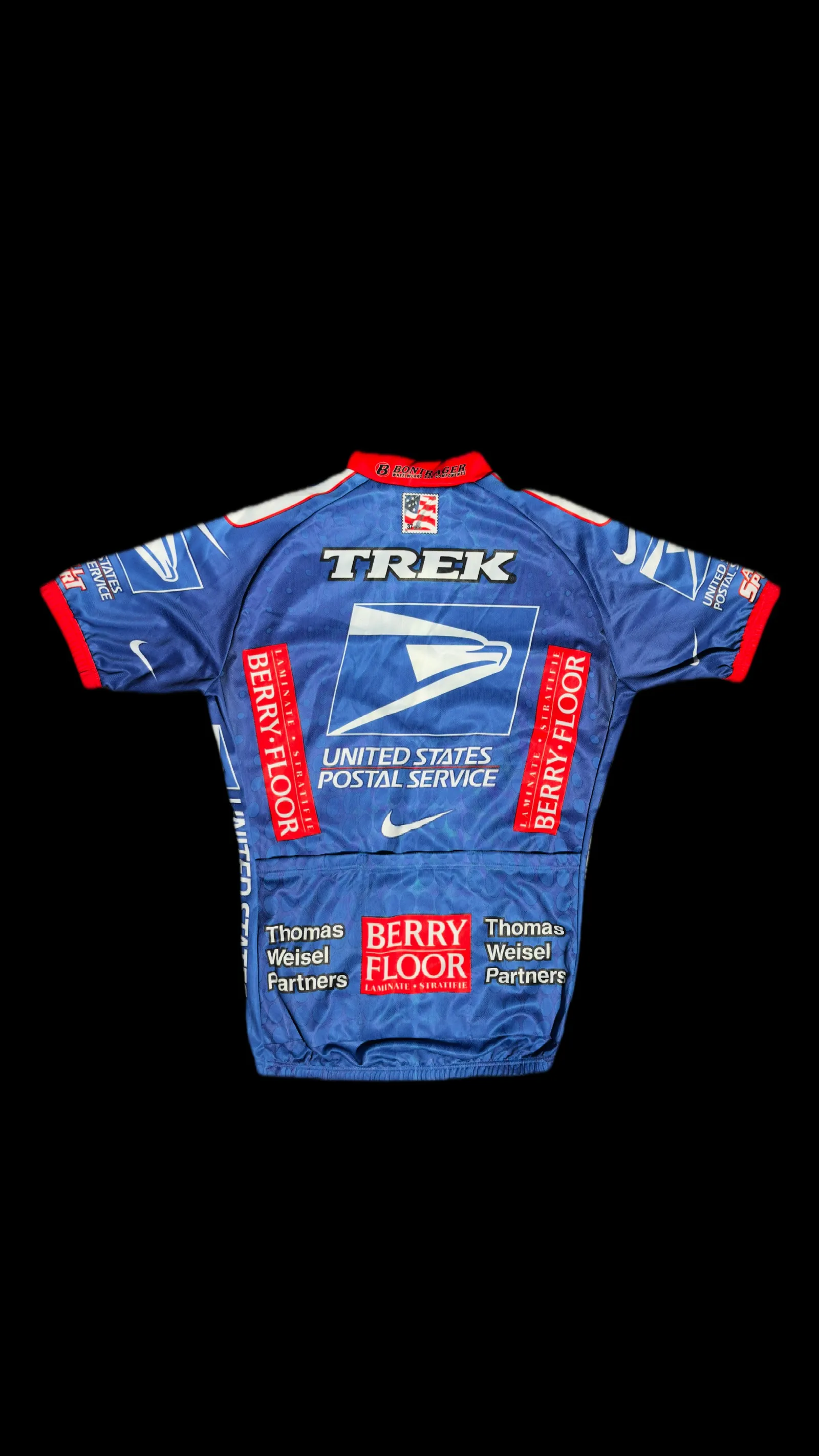 Lance Armstrong autógrafo – camisa United States Postal Service, Lance Armstrong